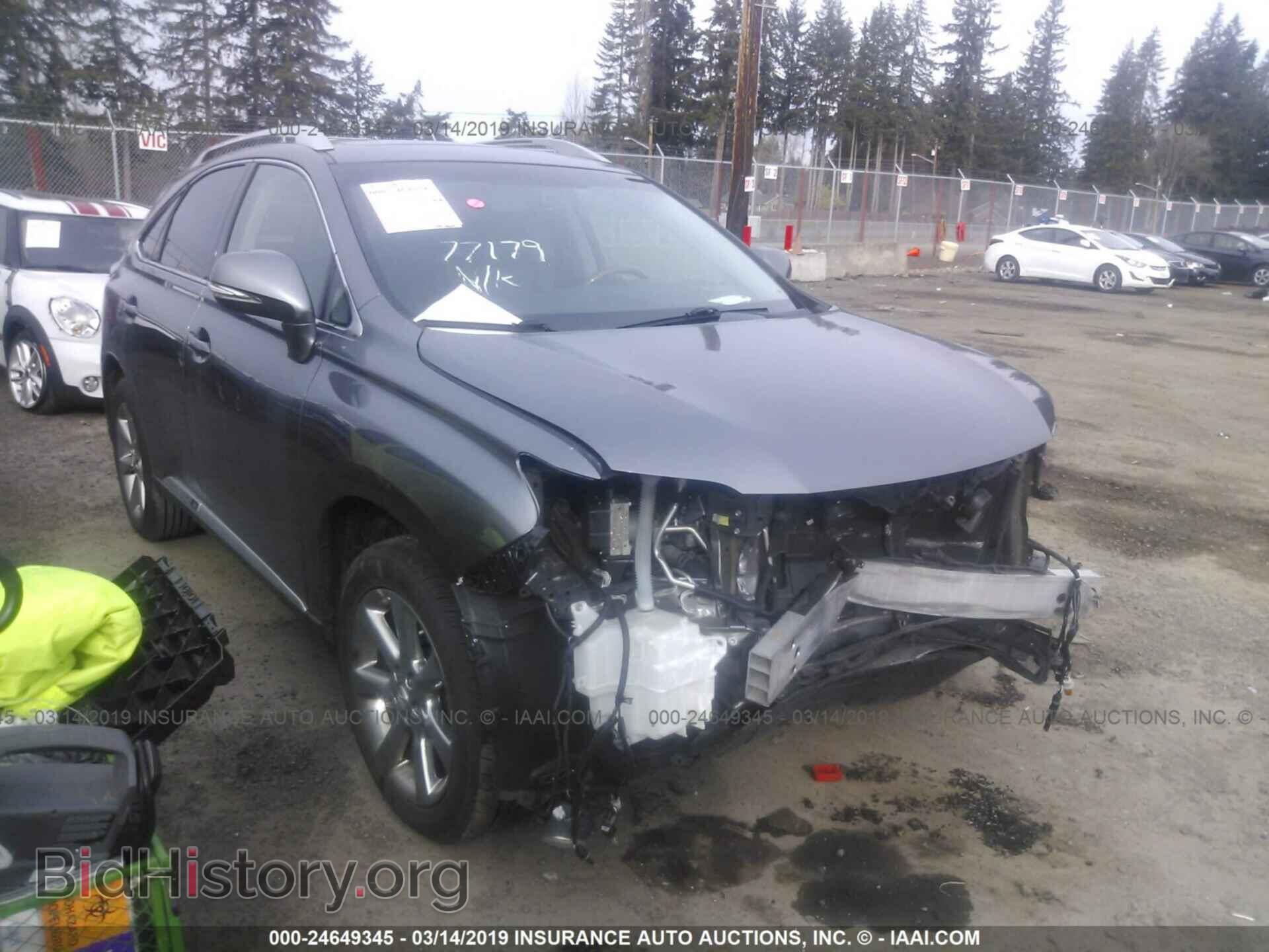 Photo 2T2BK1BA8CC138129 - LEXUS RX 2012