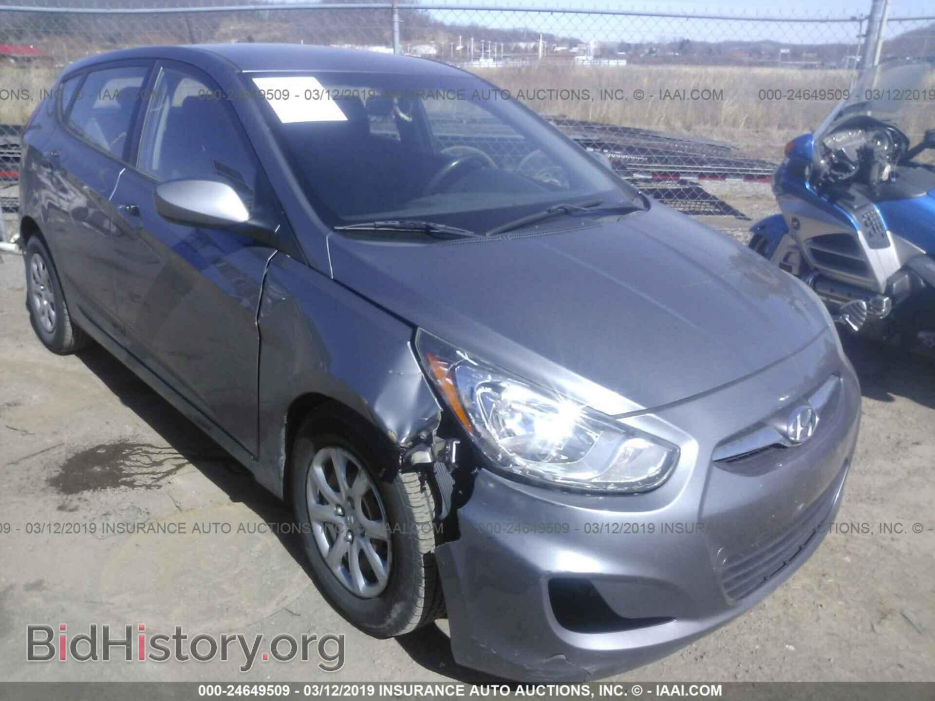 Фотография KMHCT5AE3DU129601 - HYUNDAI ACCENT 2013