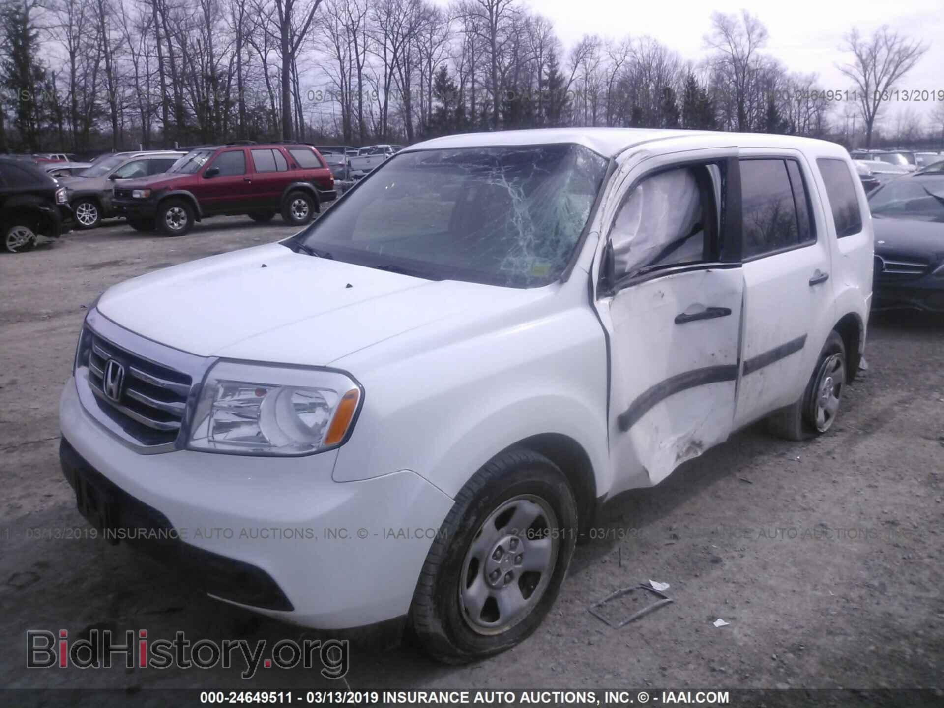 2013 HONDA PILOT - VIN: 5FNYF4H24DB074897 - Фото 2
