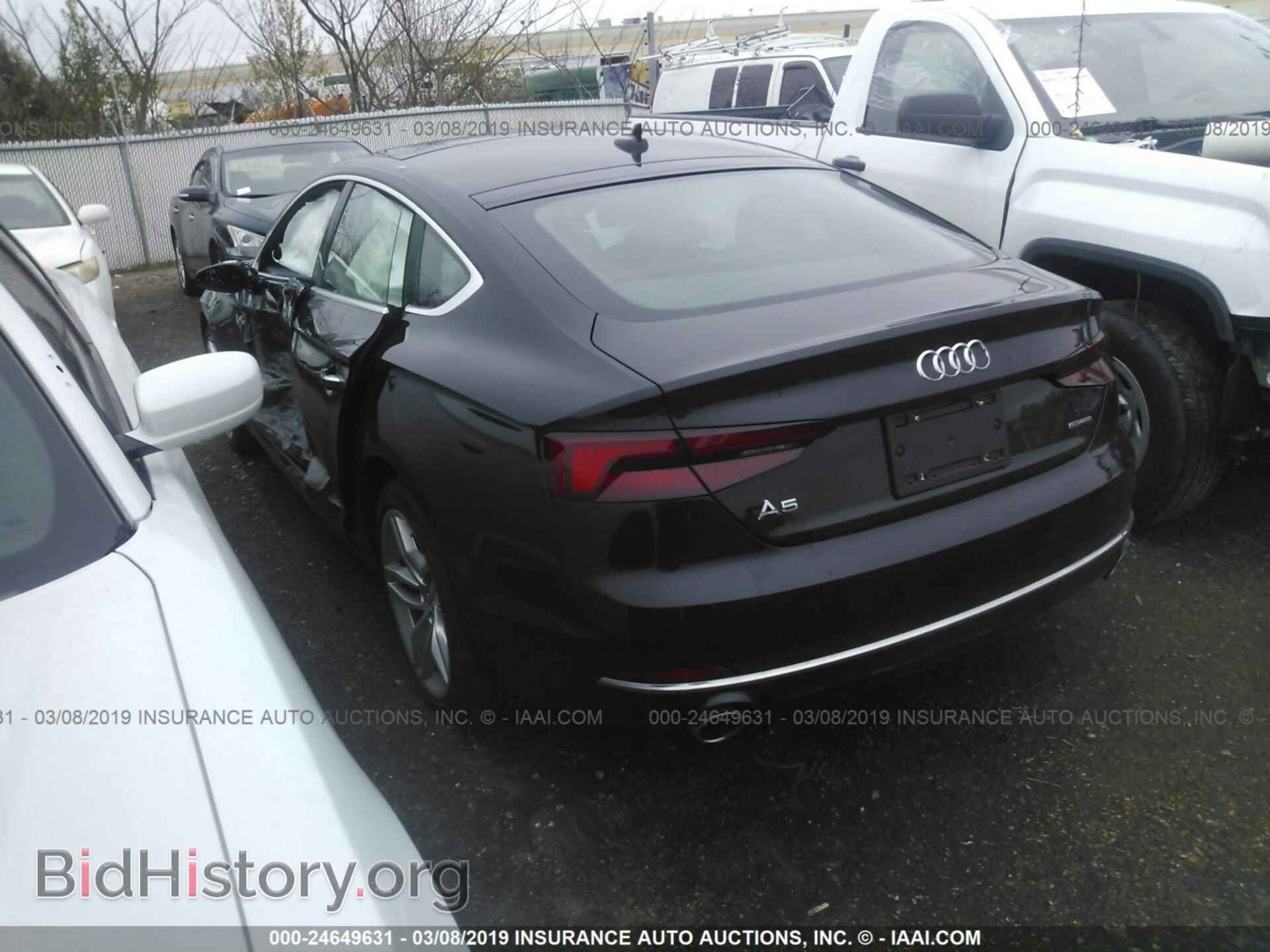2019 AUDI A5 - VIN: WAUANCF5XKA007798 - Фото 3