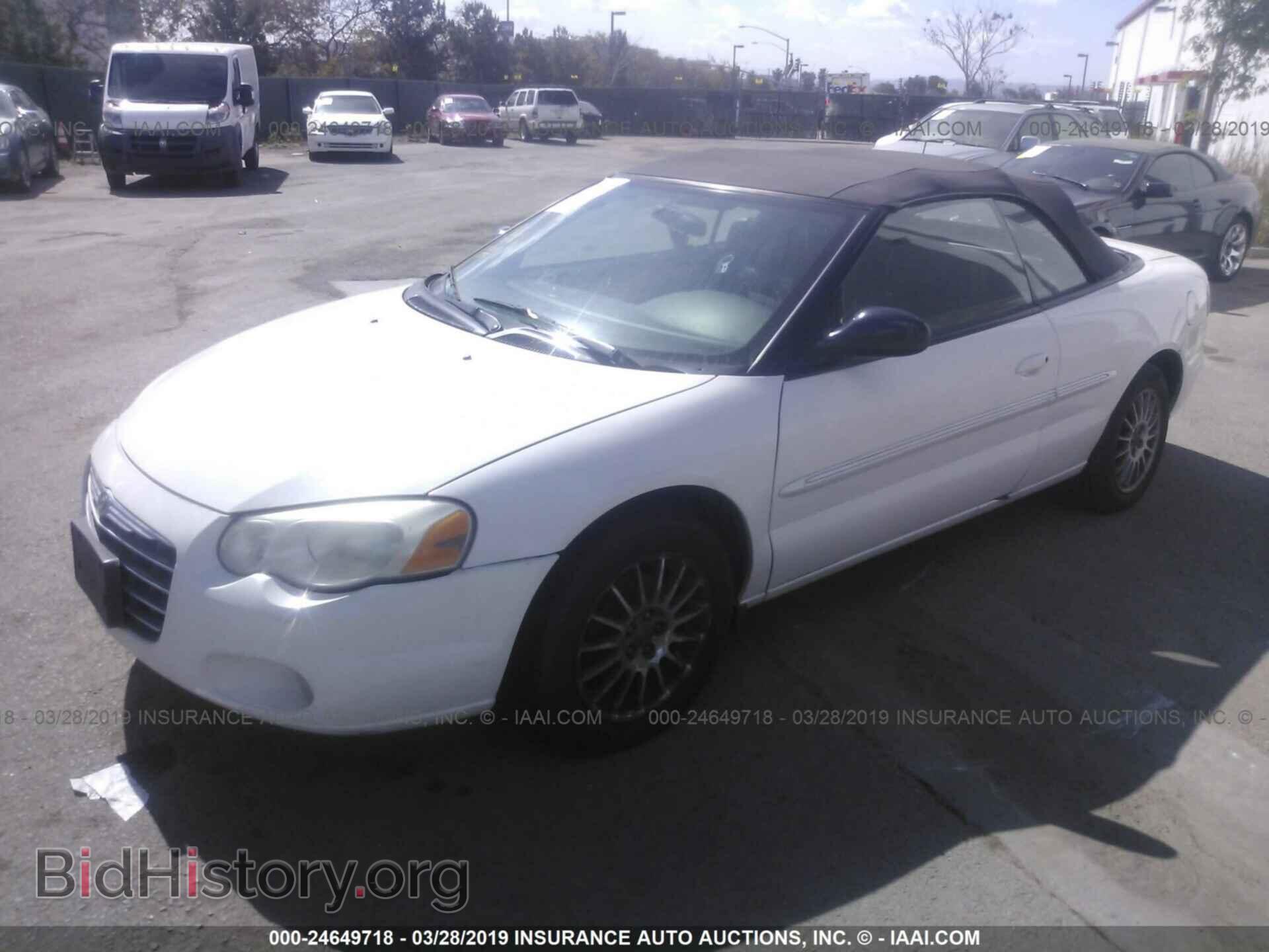 2005 CHRYSLER SEBRING - VIN: 1C3EL55R55N537656 - Фото 2