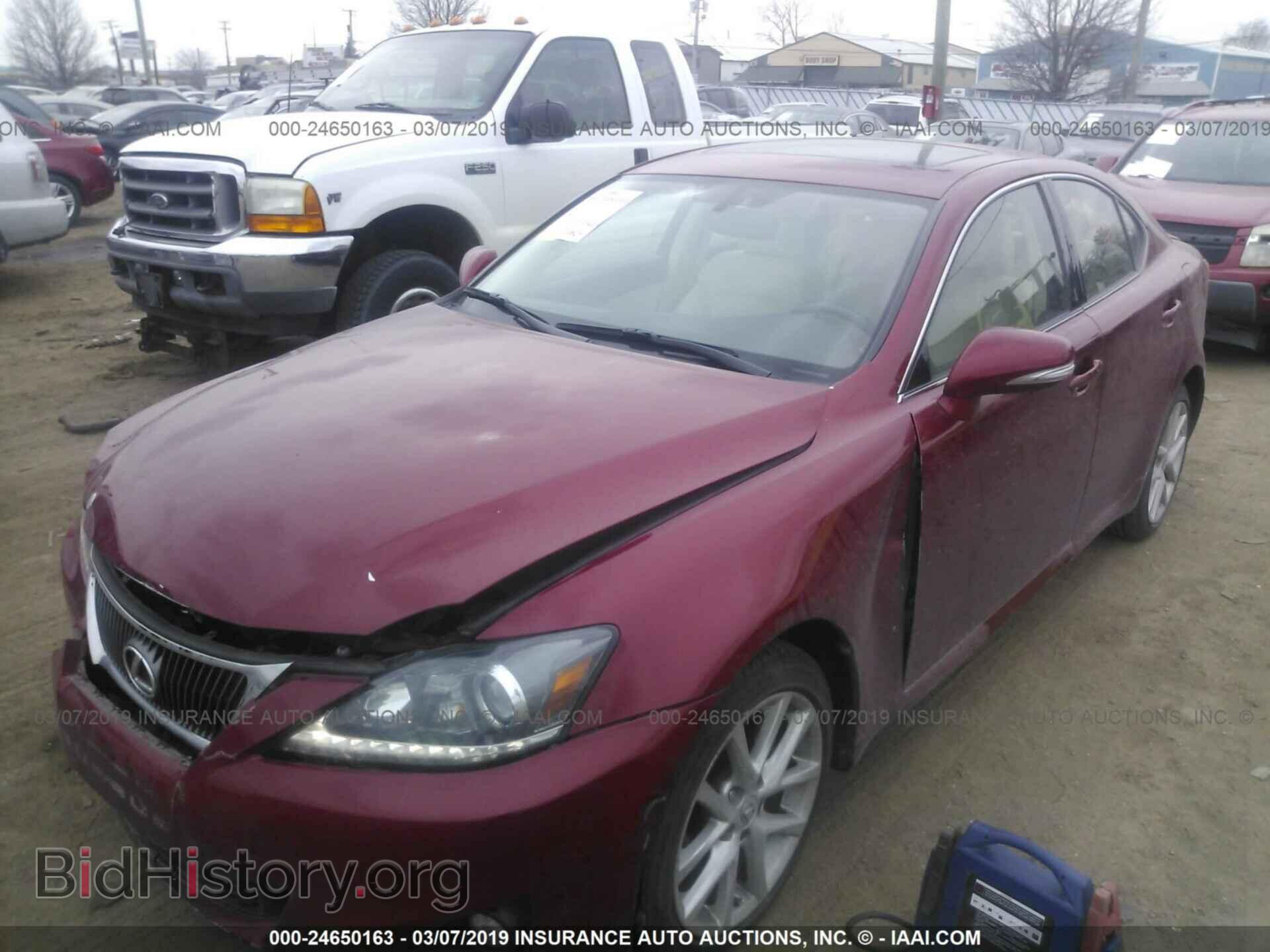 2012 LEXUS IS - VIN: JTHCF5C29C5055610 - Фото 2