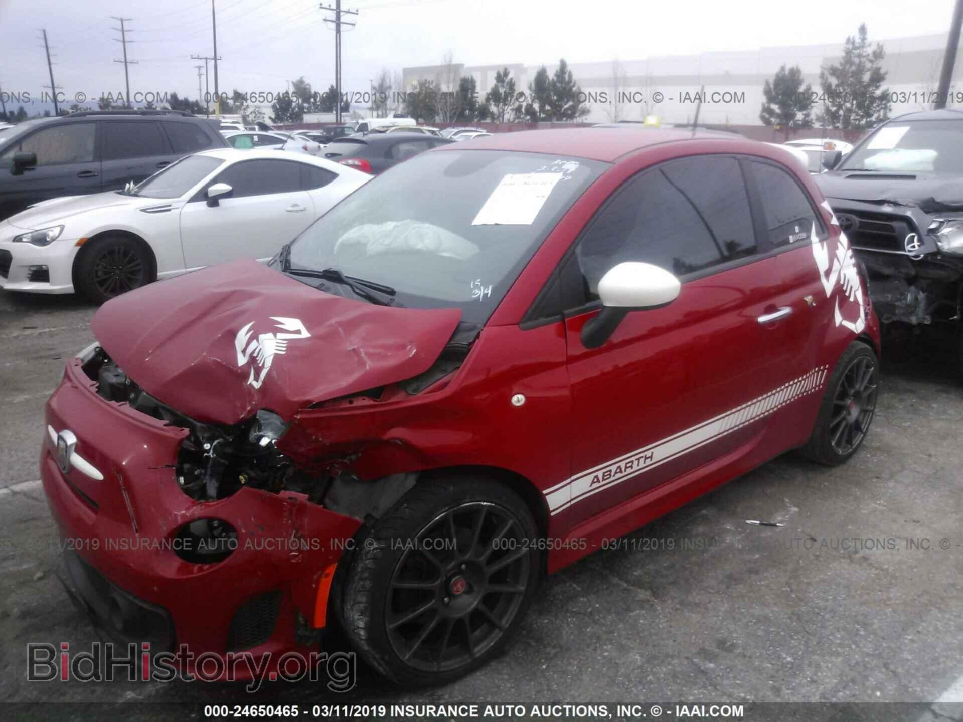 2015 FIAT 500 - VIN: 3C3CFFFH2FT576328 - Фото 2