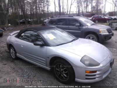2001 Mitsubishi ECLIPSE Spyder GT, gray — VIN 4A3AE85H21E120306, IAAI