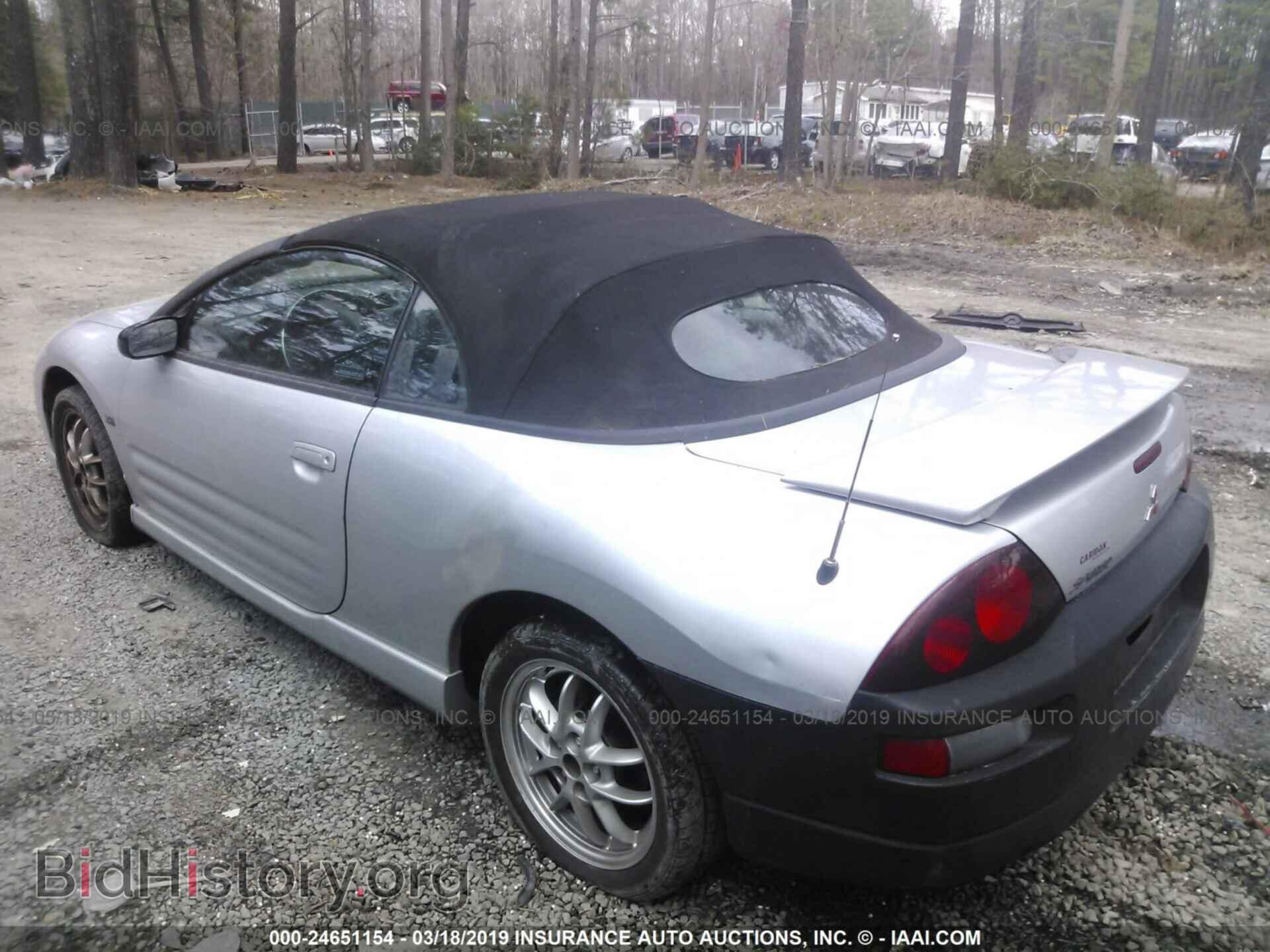 2001 MITSUBISHI ECLIPSE - VIN: 4A3AE85H21E120306 - Фото 3