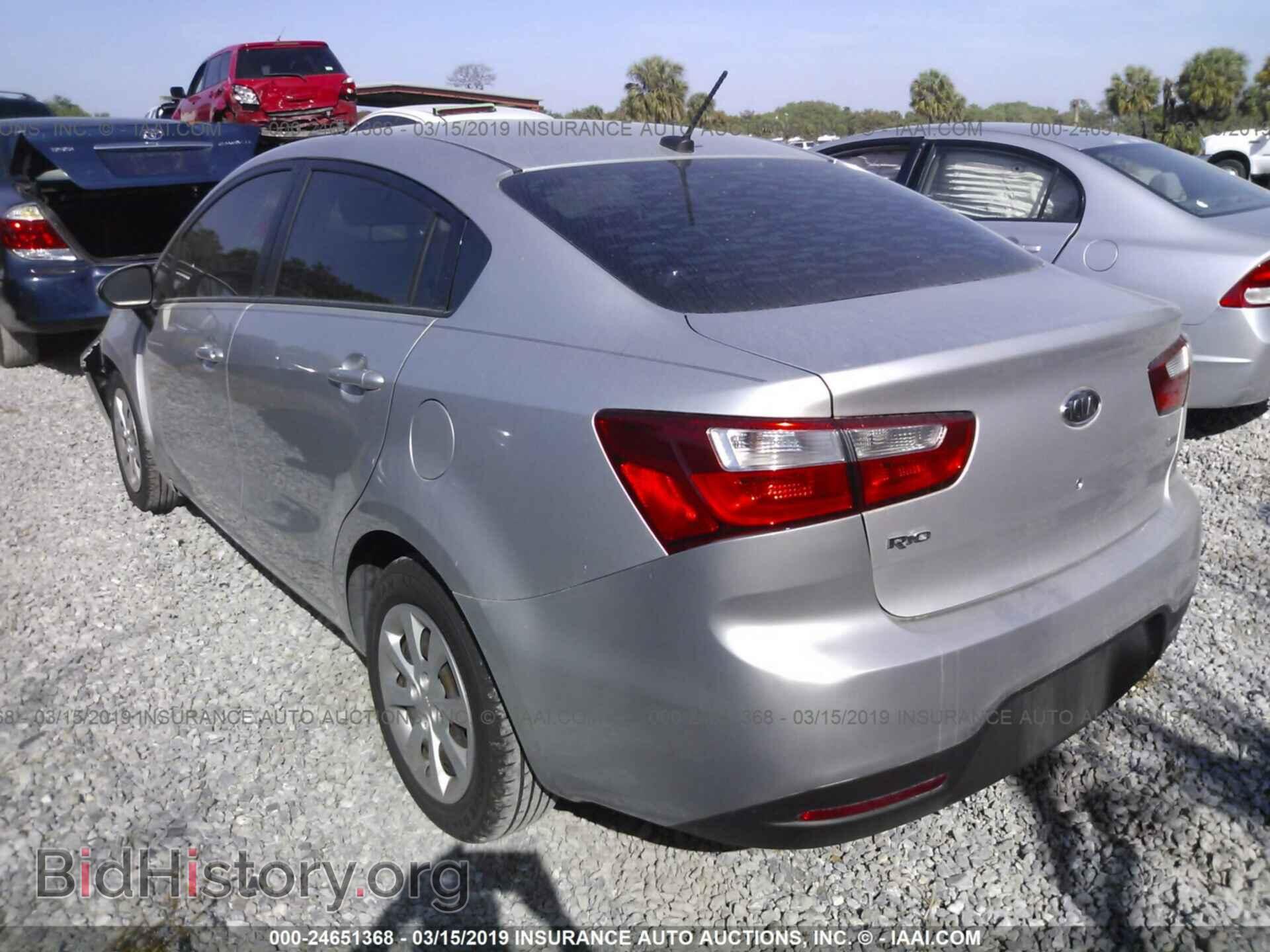 2013 KIA RIO - VIN: KNADM4A35D6119572 - Фото 3