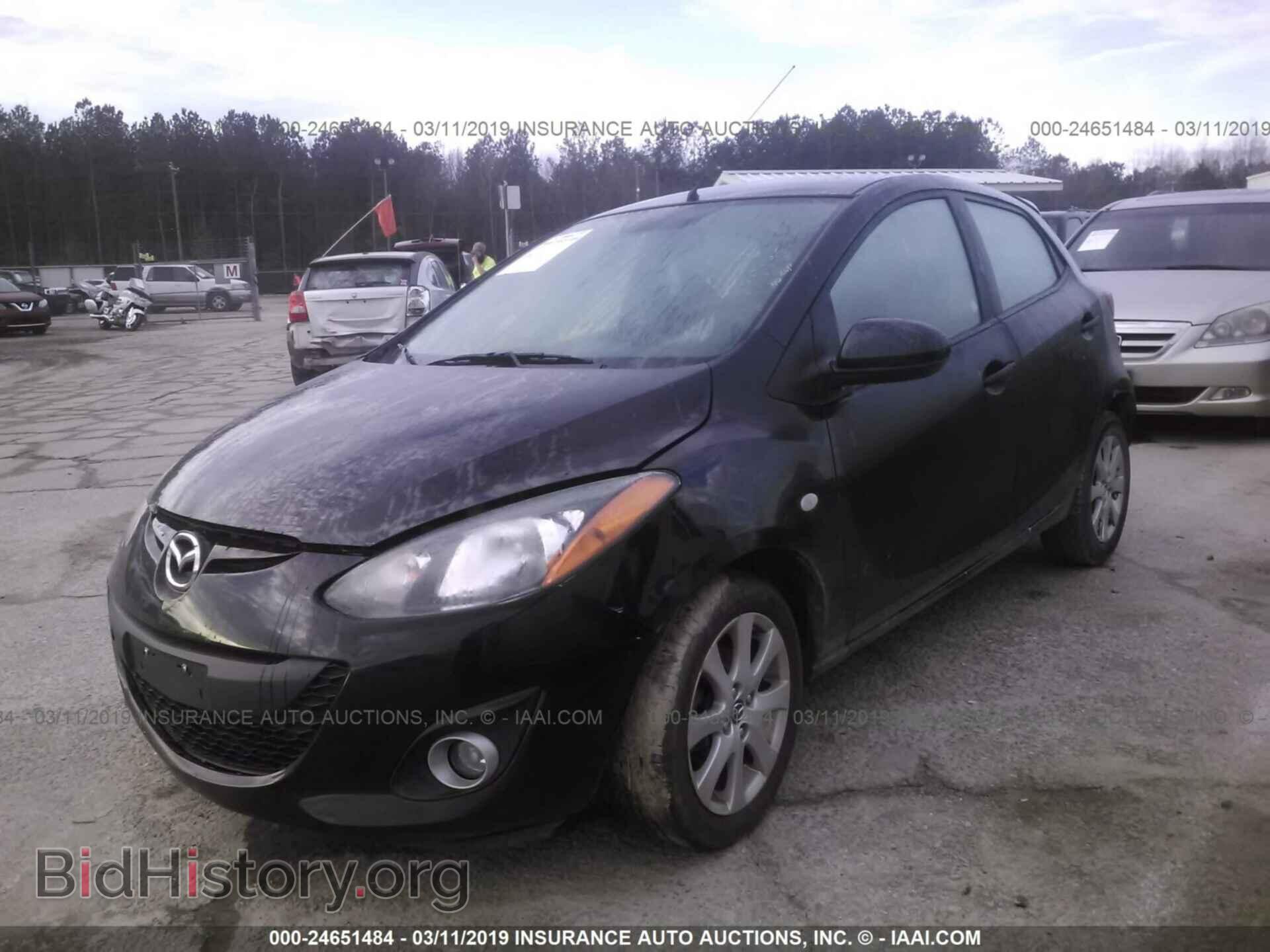 2014 MAZDA MAZDA2 - VIN: JM1DE1LZ8E0179995 - Фото 2