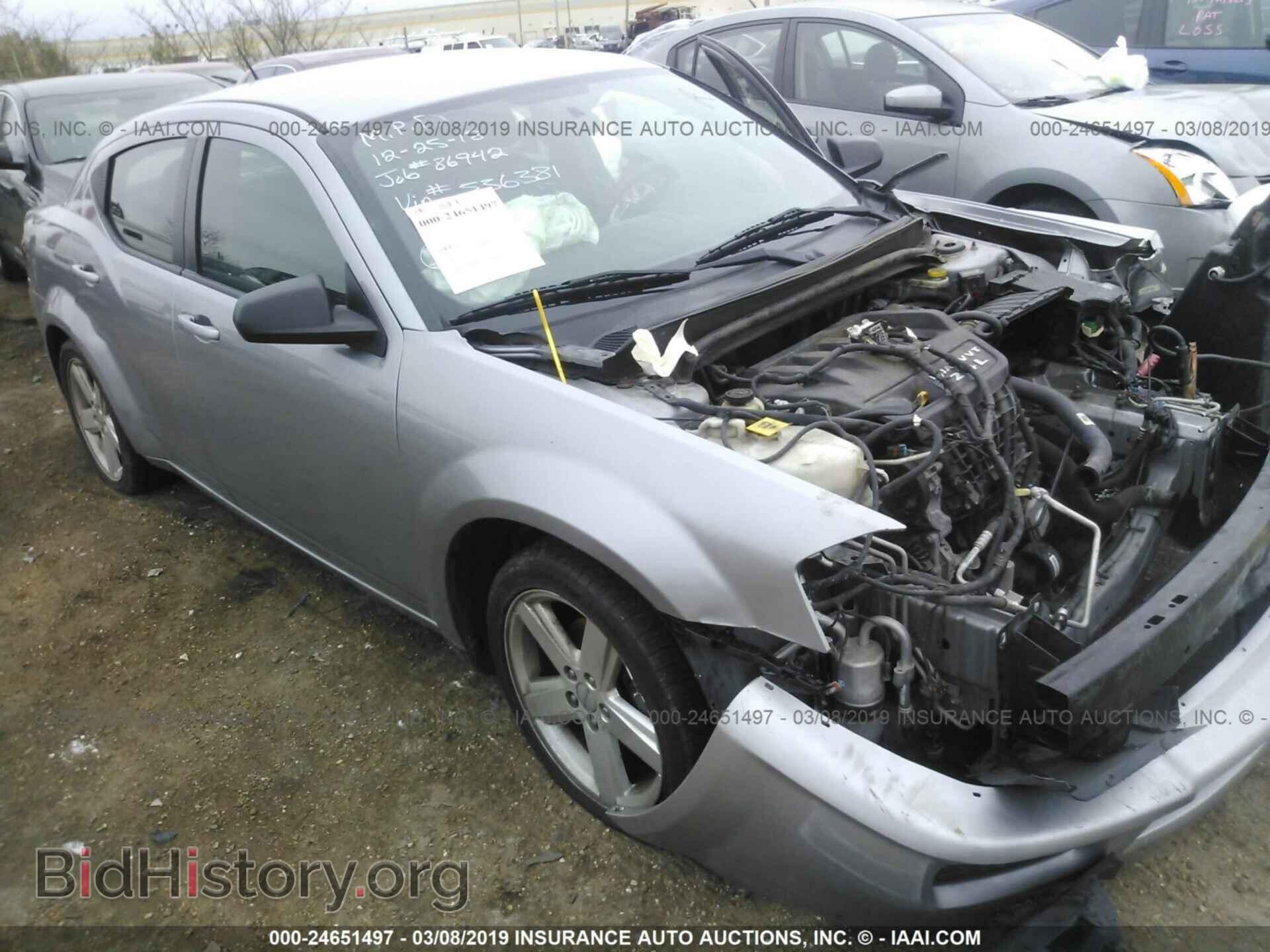 Фотография 1C3CDZAB5DN536381 - DODGE AVENGER 2013