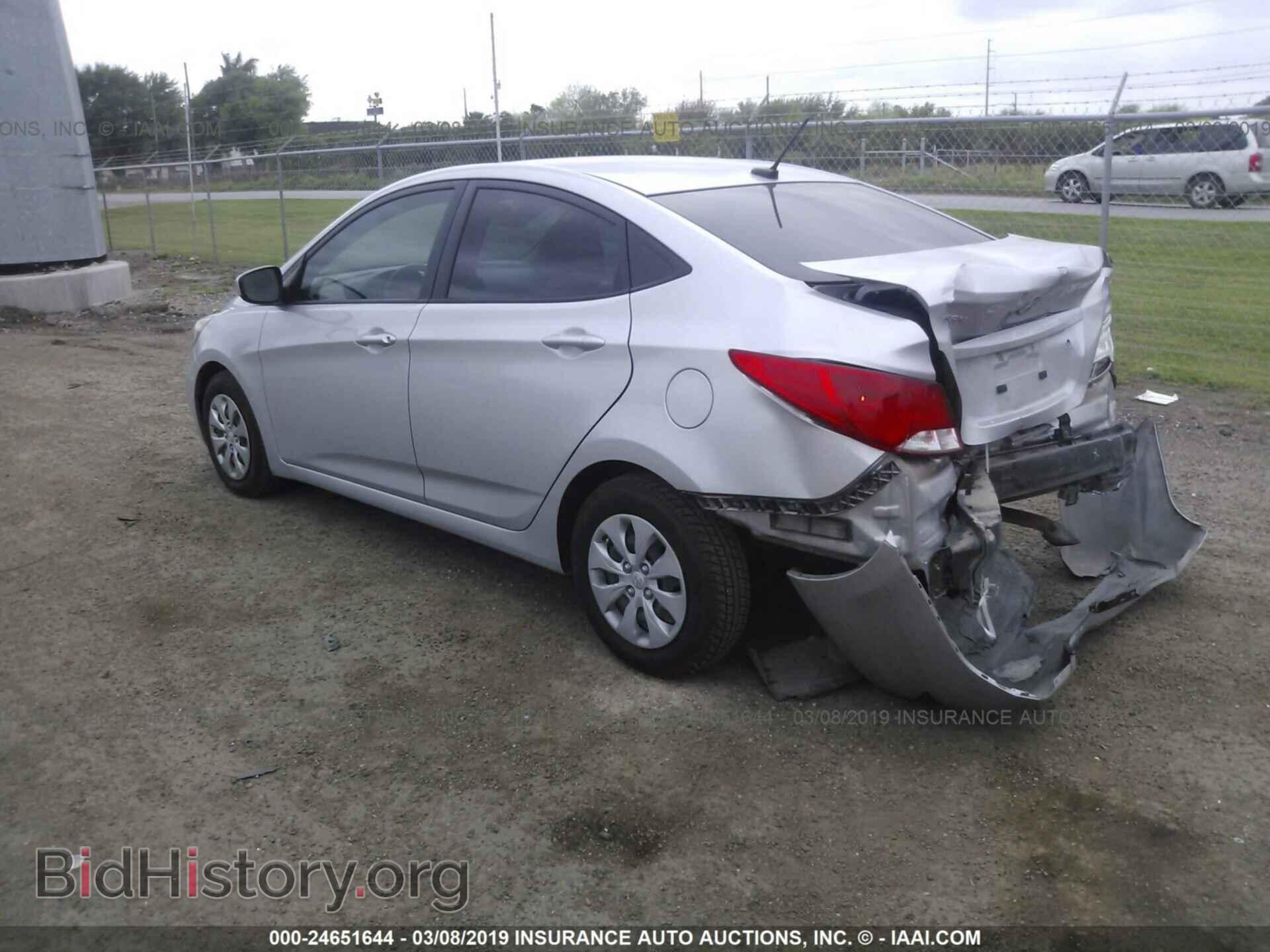 2016 HYUNDAI ACCENT - VIN: KMHCT4AE9GU960907 - Фото 3