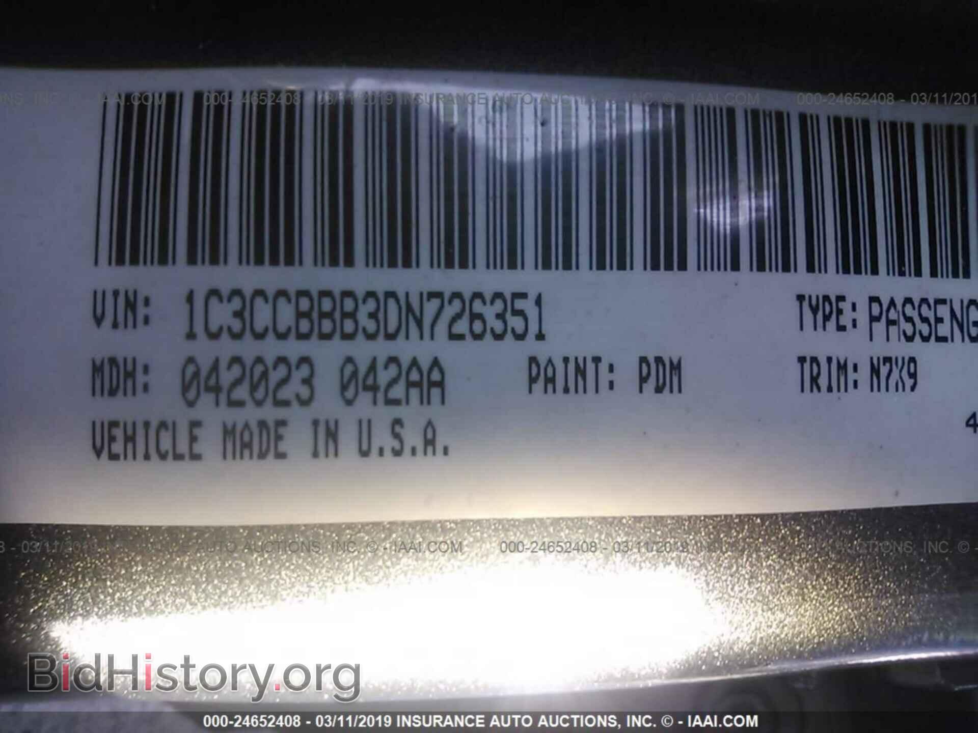 2013 CHRYSLER 200 - VIN: 1C3CCBBB3DN726351 - Photo 9