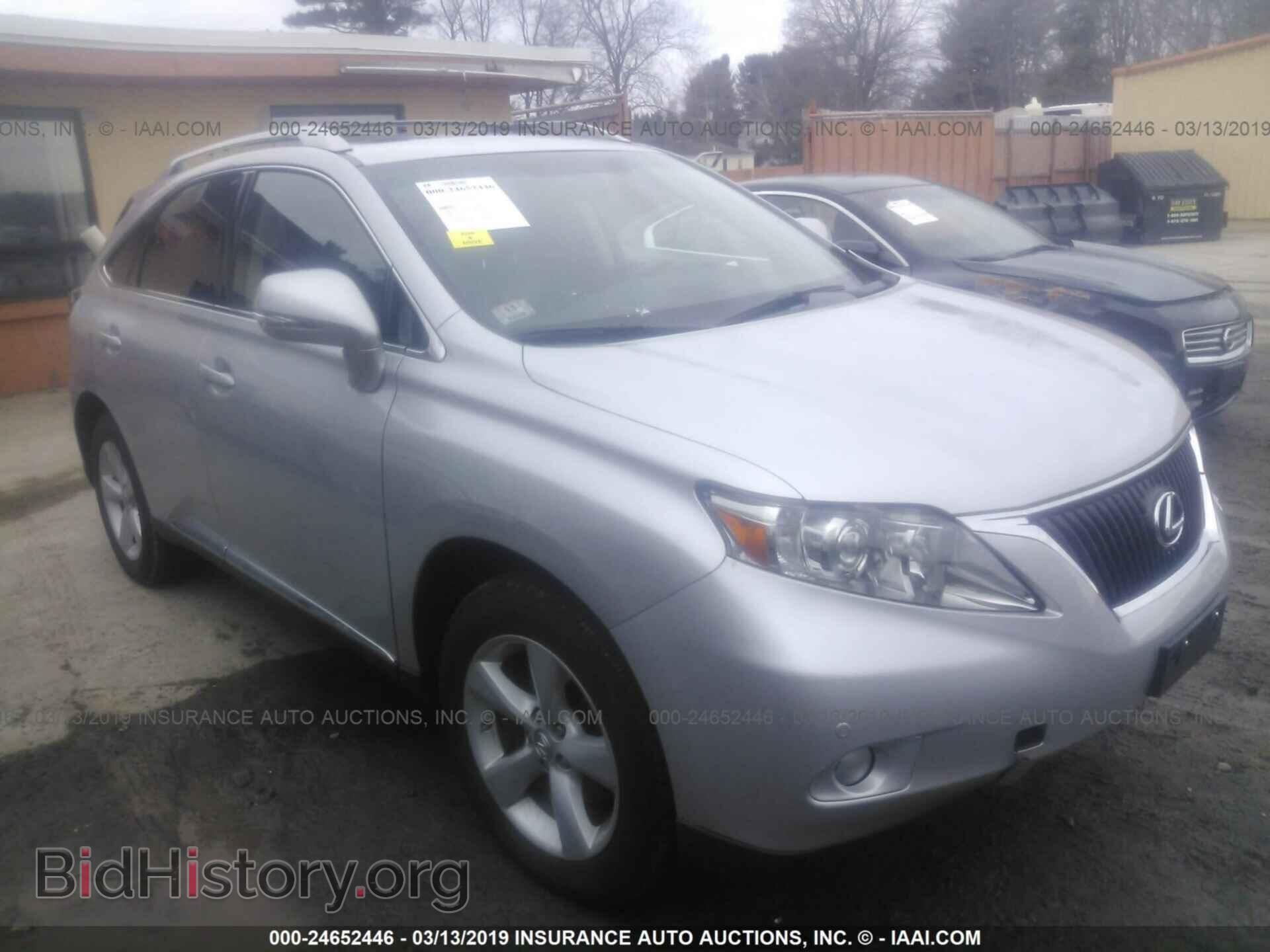 Photo 2T2BK1BA6CC152062 - LEXUS RX 2012