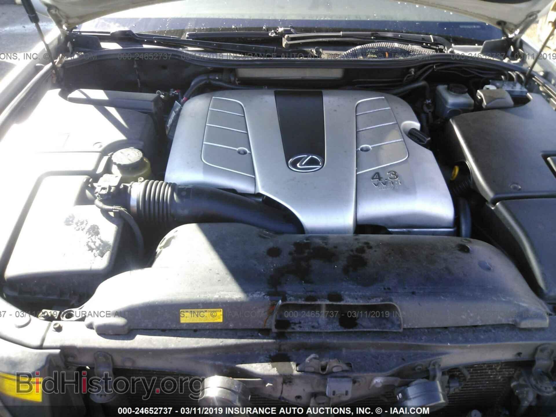 2003 LEXUS LS - VIN: JTHBN30FX30098084 - Фото 10