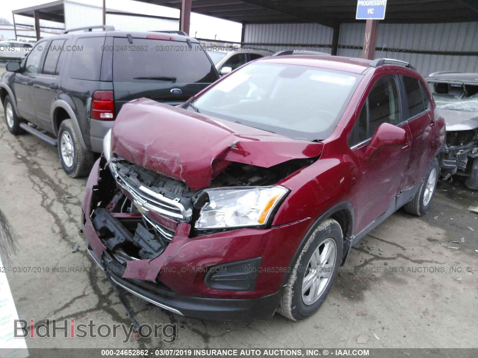 2015 CHEVROLET TRAX - VIN: KL7CJLSB2FB084102 - Фото 2
