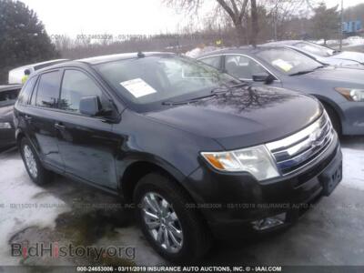 2007 Ford EDGE SEL Plus, серый — VIN 2FMDK39C77BB61170, IAAI