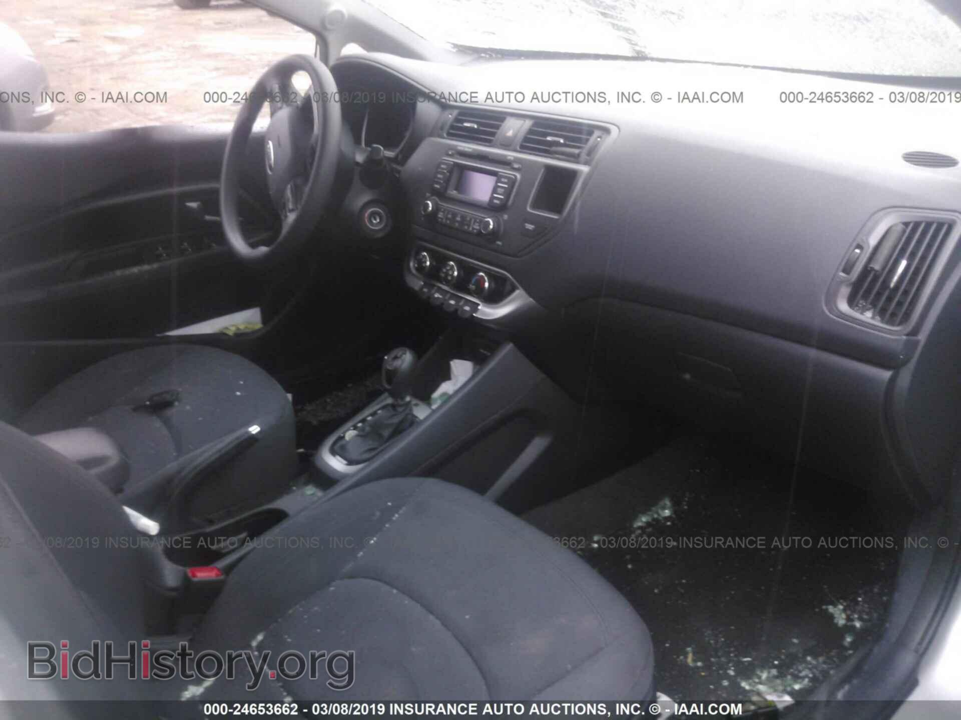 2013 KIA RIO - VIN: KNADN4A31D6294124 - Фото 5