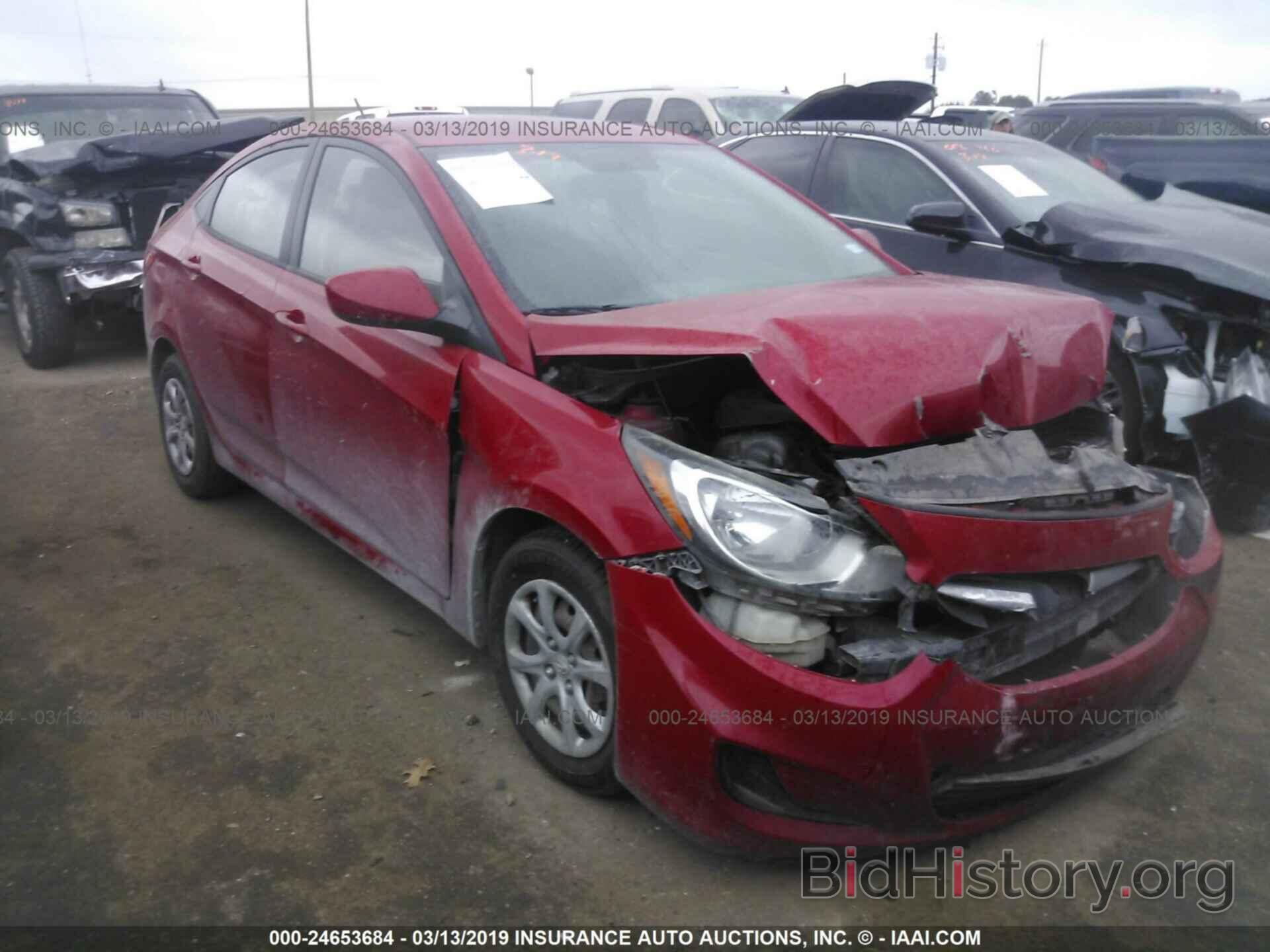 Photo KMHCT4AE2DU496421 - HYUNDAI ACCENT 2013