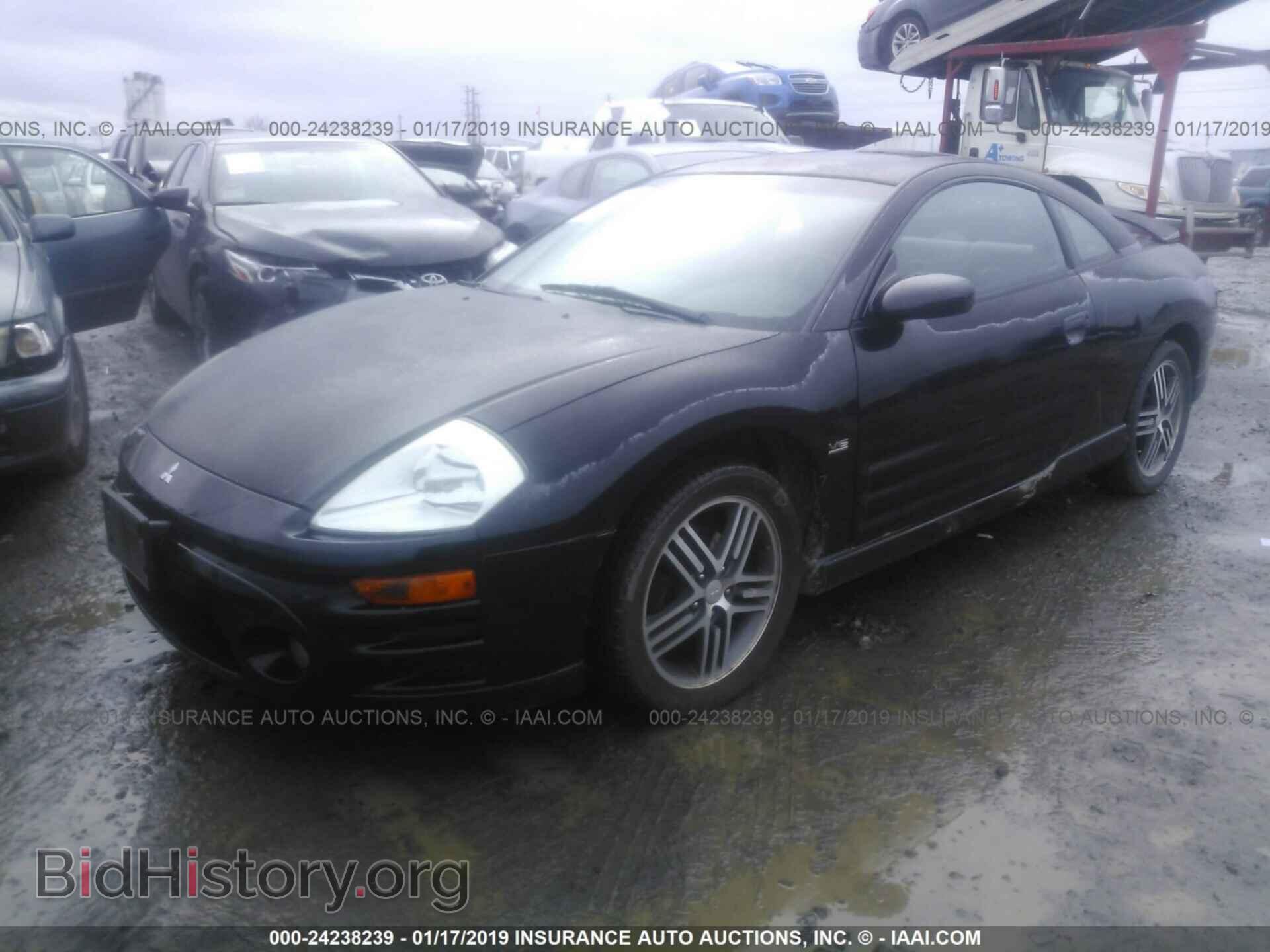2004 MITSUBISHI ECLIPSE - VIN: 4A3AC74H94E060188 - Фото 2