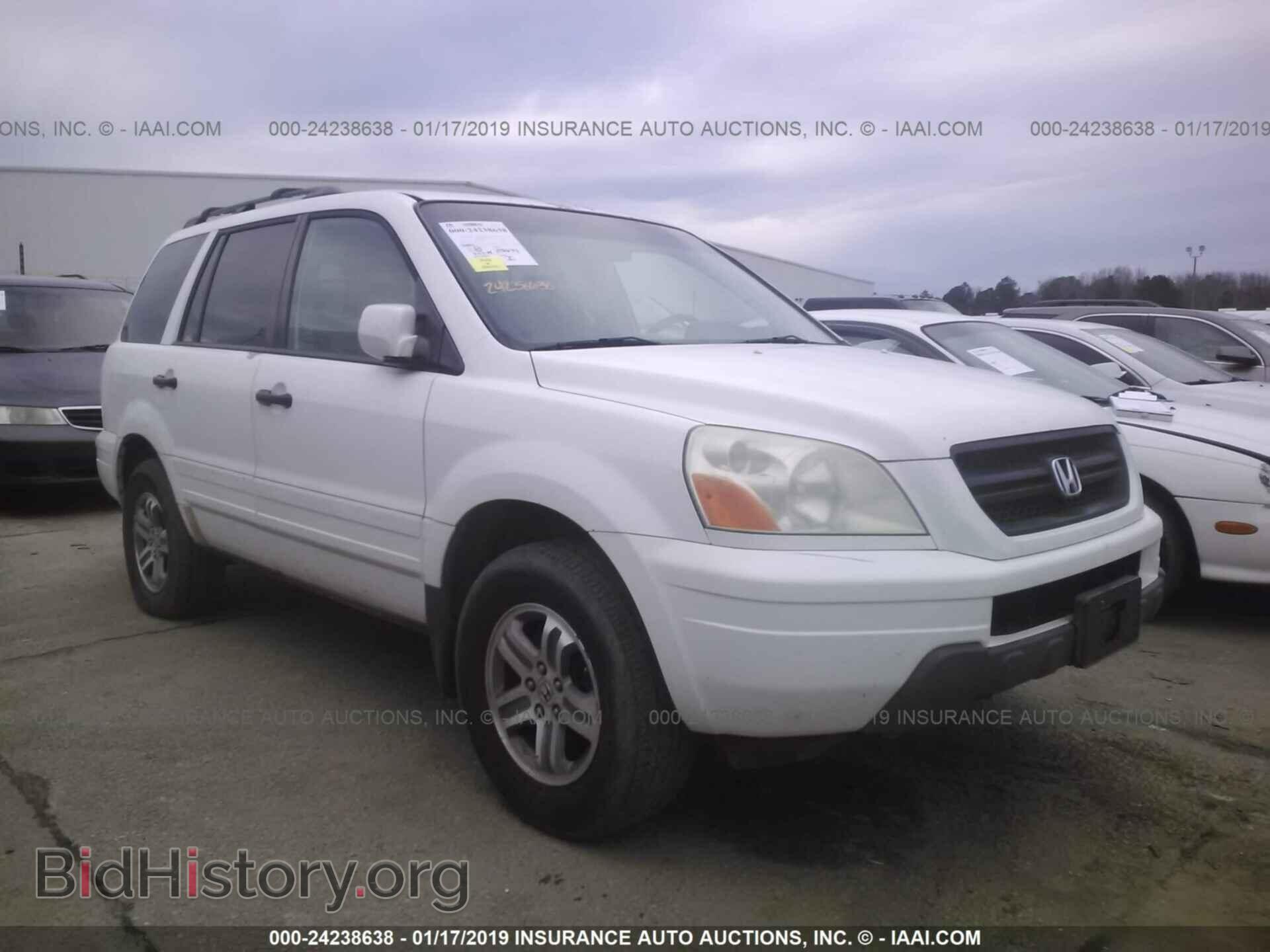 Photo 5FNYF18685B027648 - HONDA PILOT 2005