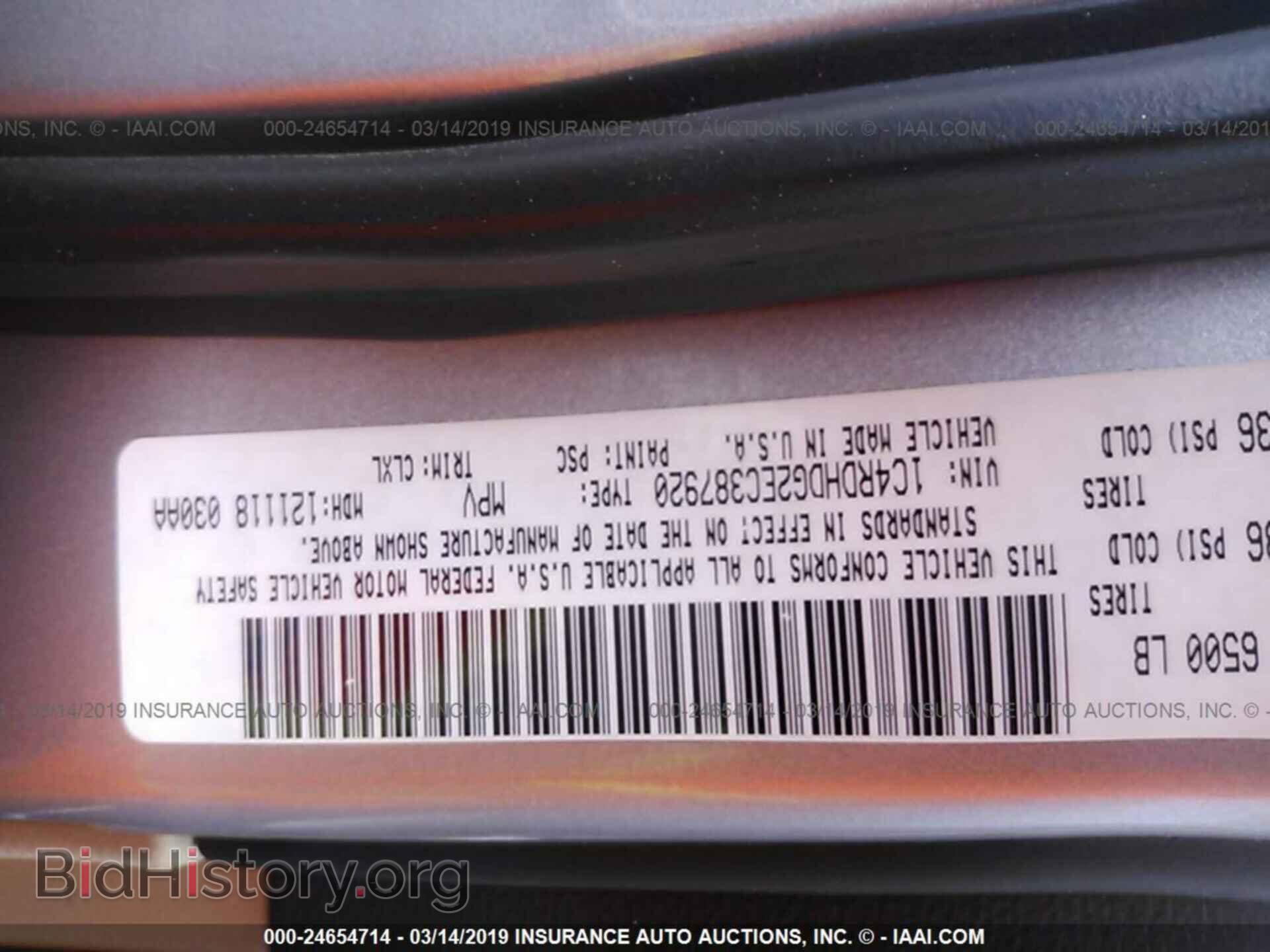 2014 DODGE DURANGO - VIN: 1C4RDHDG2EC387920 - Фото 9