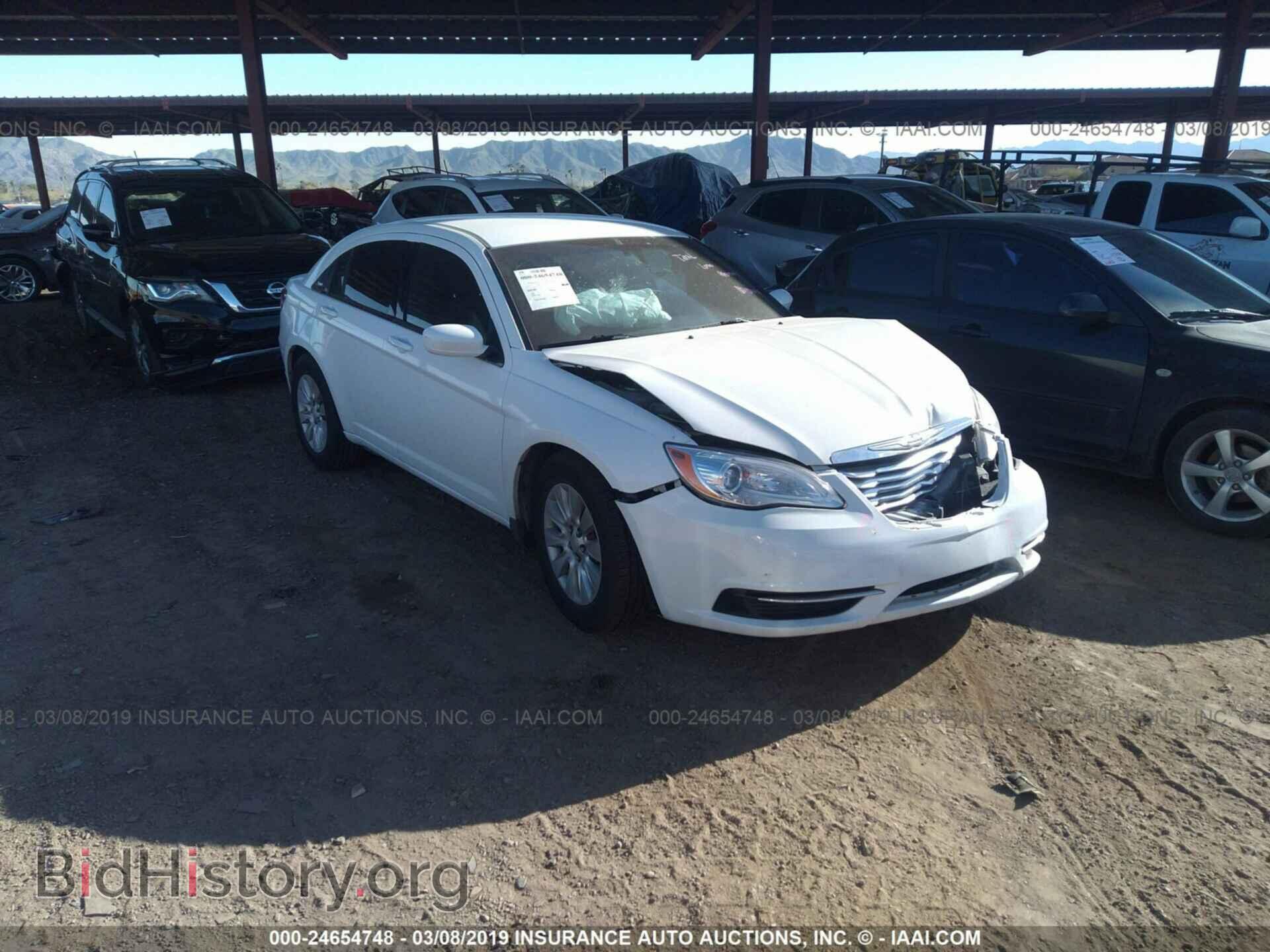 Фотография 1C3CCBAB7CN273576 - CHRYSLER 200 2012