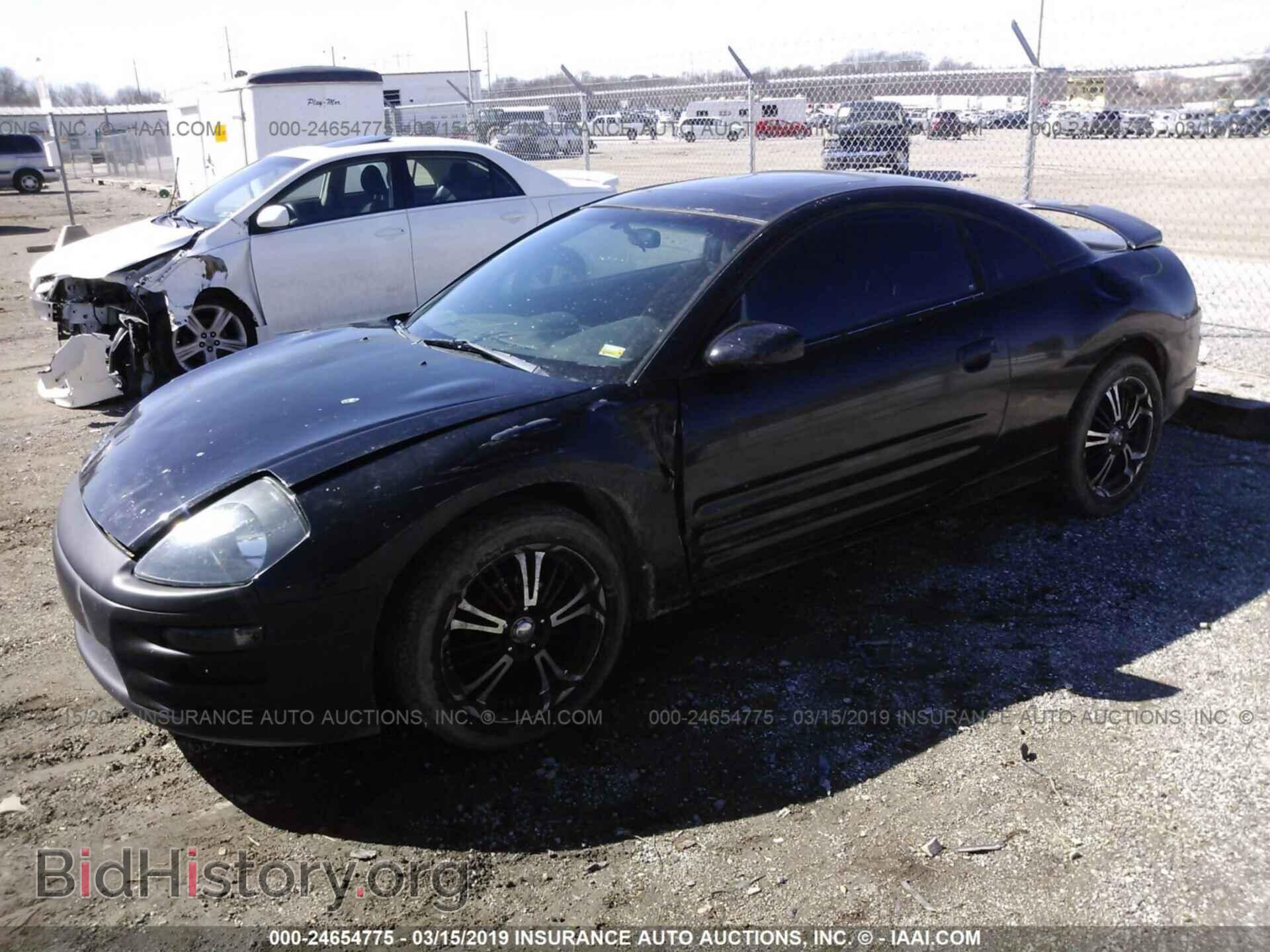 2001 MITSUBISHI ECLIPSE - VIN: 4A3AC44G71E044556 - Фото 2