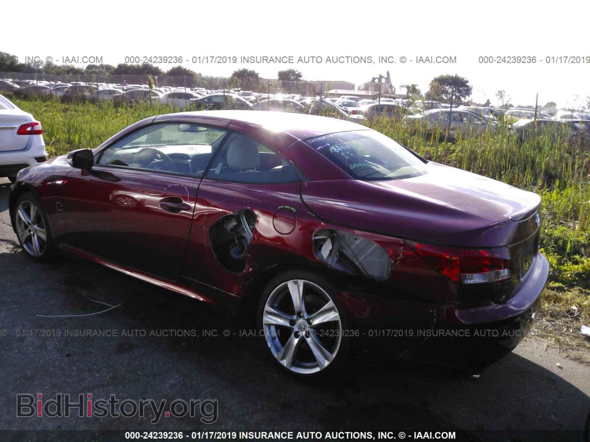 2012 LEXUS IS - VIN: JTHFE2C28C2508860 - Photo 6