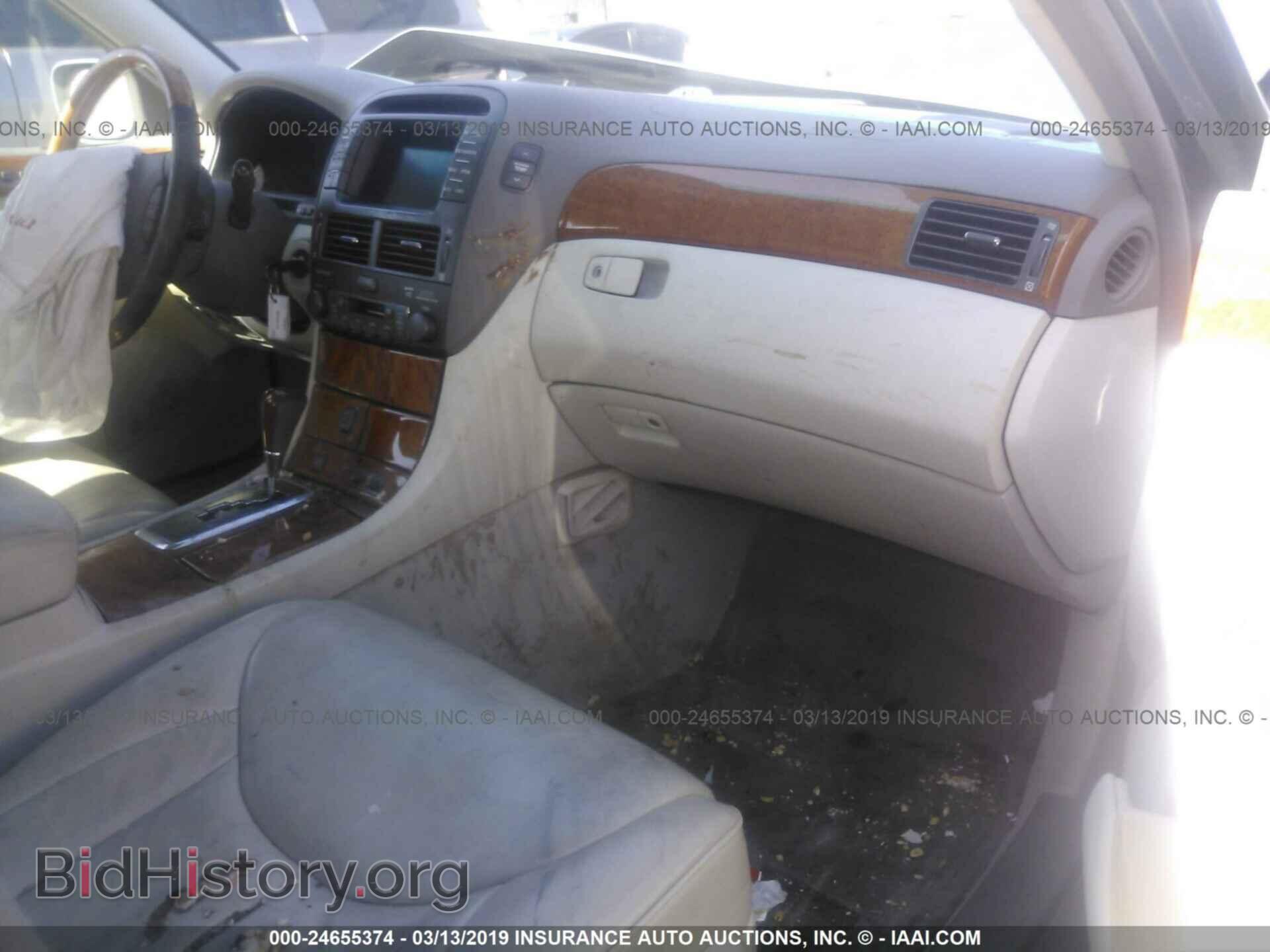 2001 LEXUS LS - VIN: JTHBN30FX10051229 - Фото 5