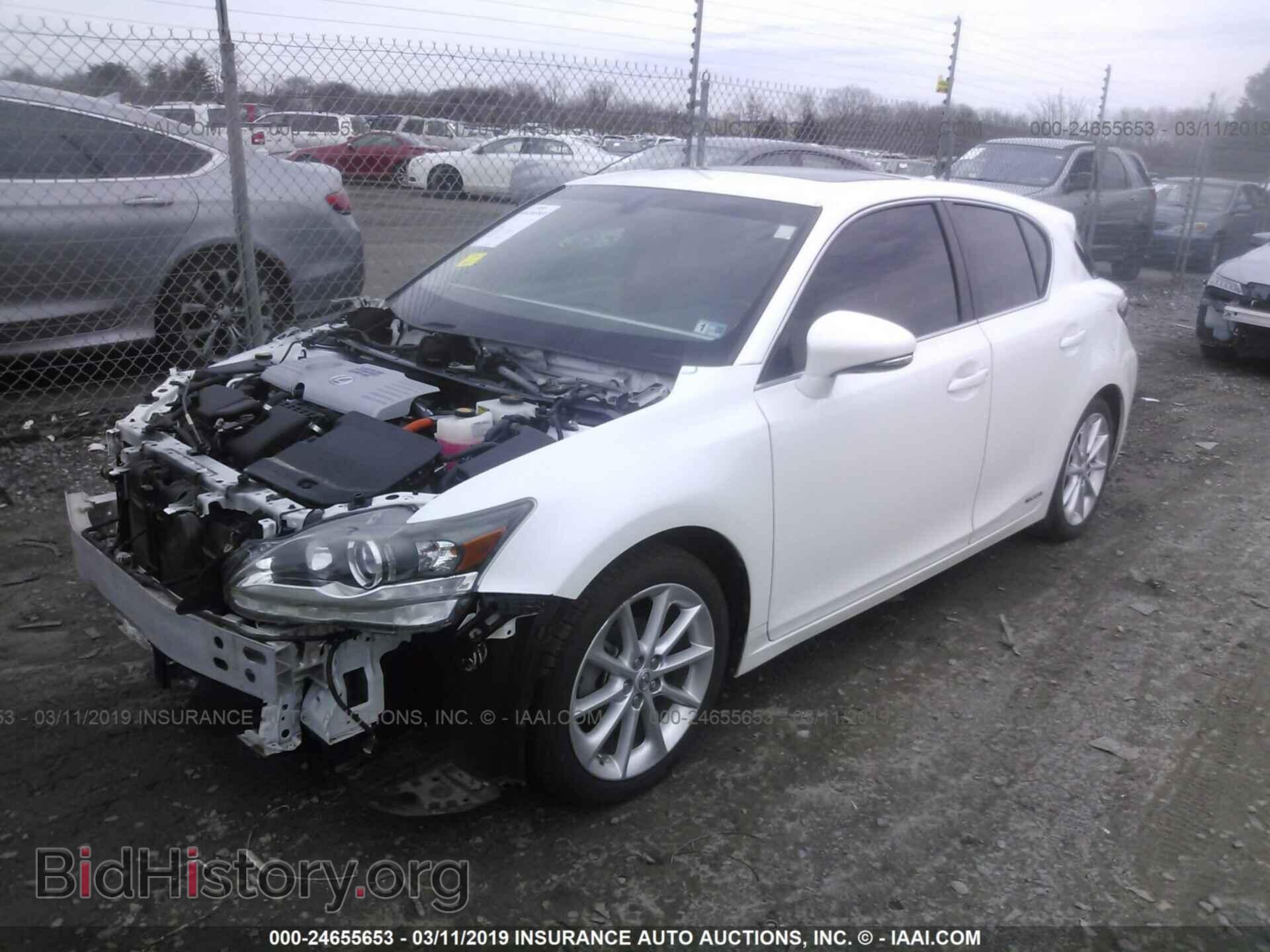 2011 LEXUS CT - VIN: JTHKD5BH7B2010964 - Фото 2