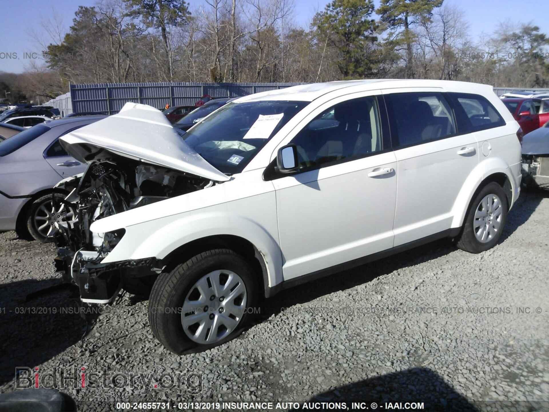 2014 DODGE JOURNEY - VIN: 3C4PDCAB8ET166393 - Фото 2