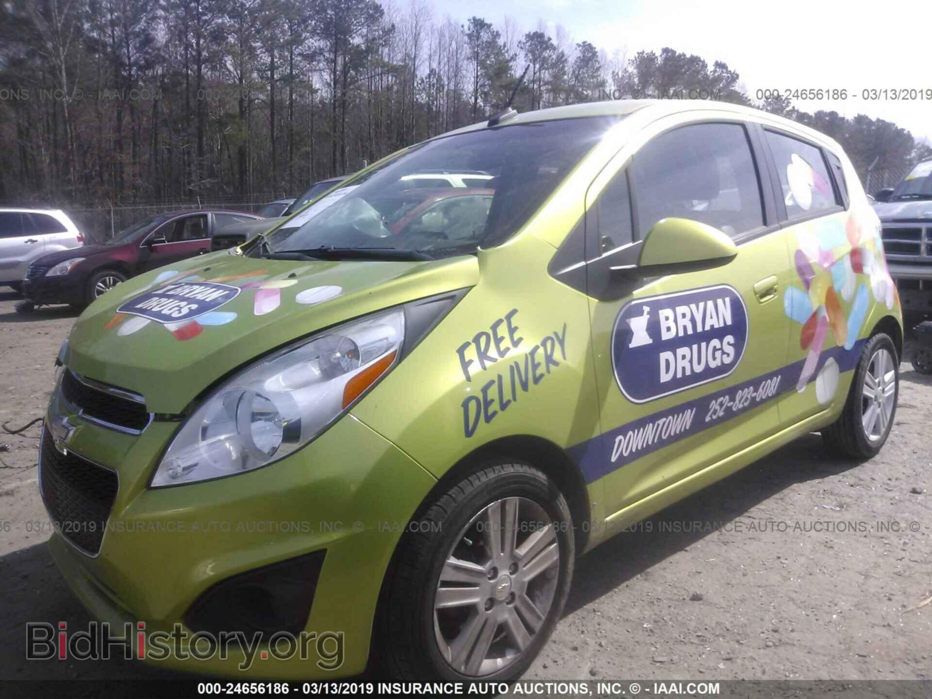 2013 CHEVROLET SPARK - VIN: KL8CB6S97DC574386 - Фото 2