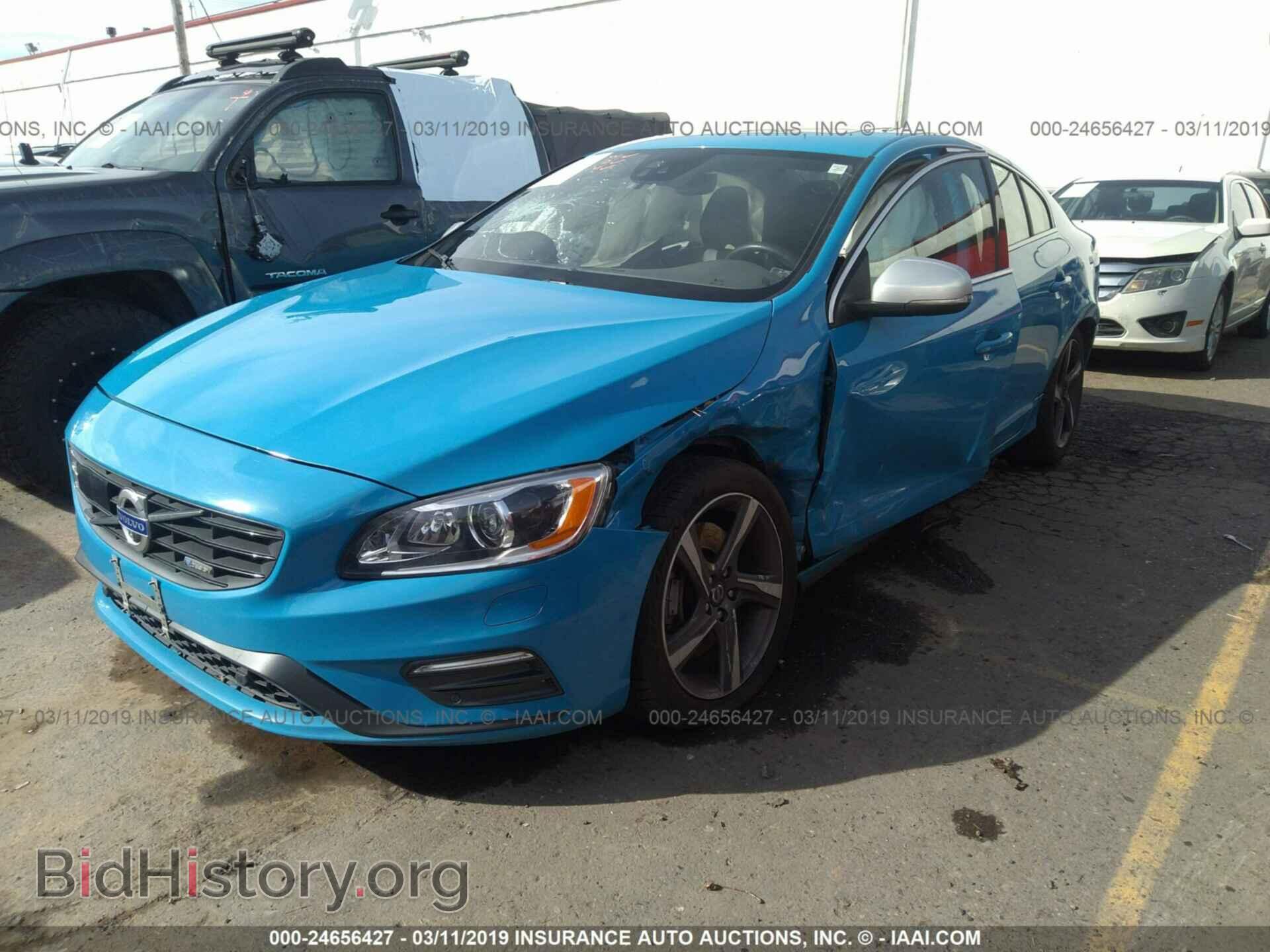 2015 VOLVO S60 - VIN: YV1902TP1F2340728 - Фото 2