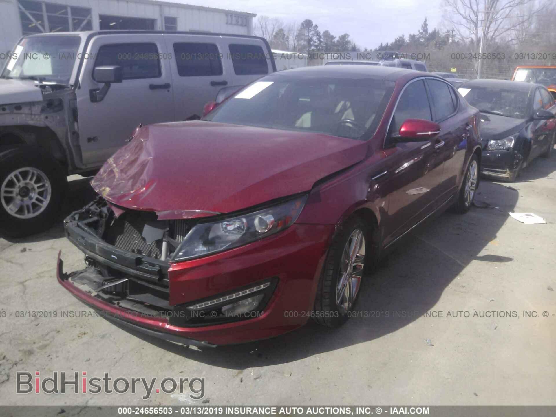 2013 KIA OPTIMA - VIN: 5XXGR4A65DG123764 - Фото 2