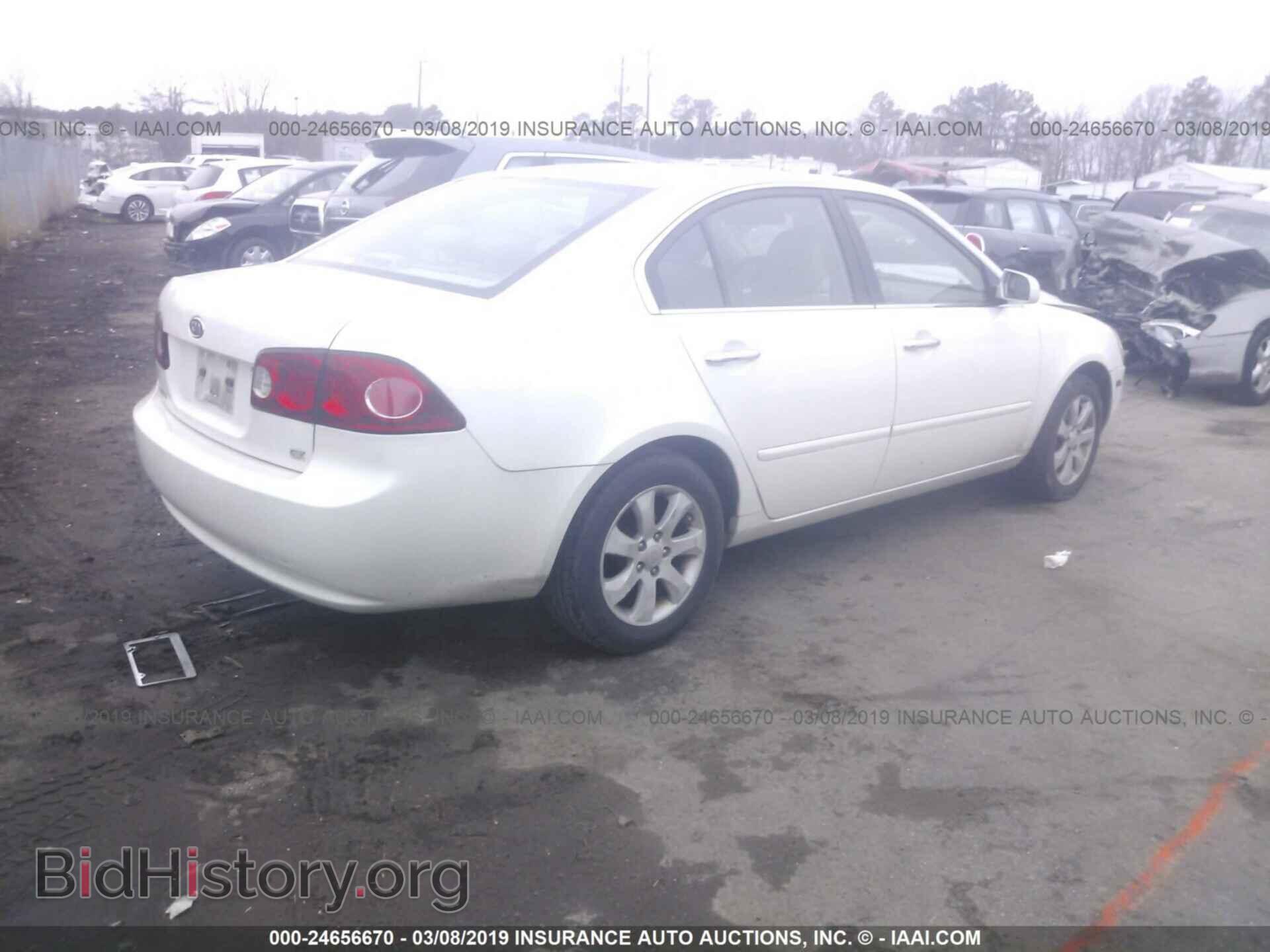 2006 KIA OPTIMA - VIN: KNAGE123665060239 - Фото 4