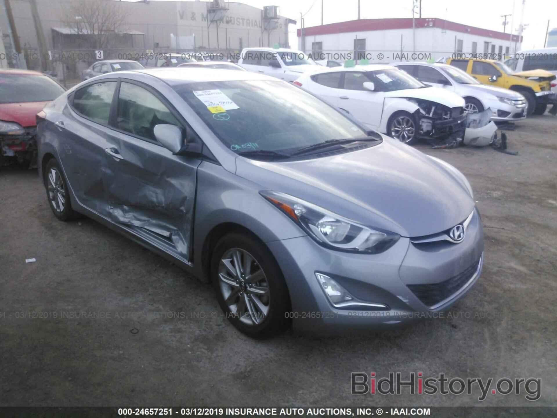 Фотография 5NPDH4AE6GH749538 - HYUNDAI ELANTRA 2016