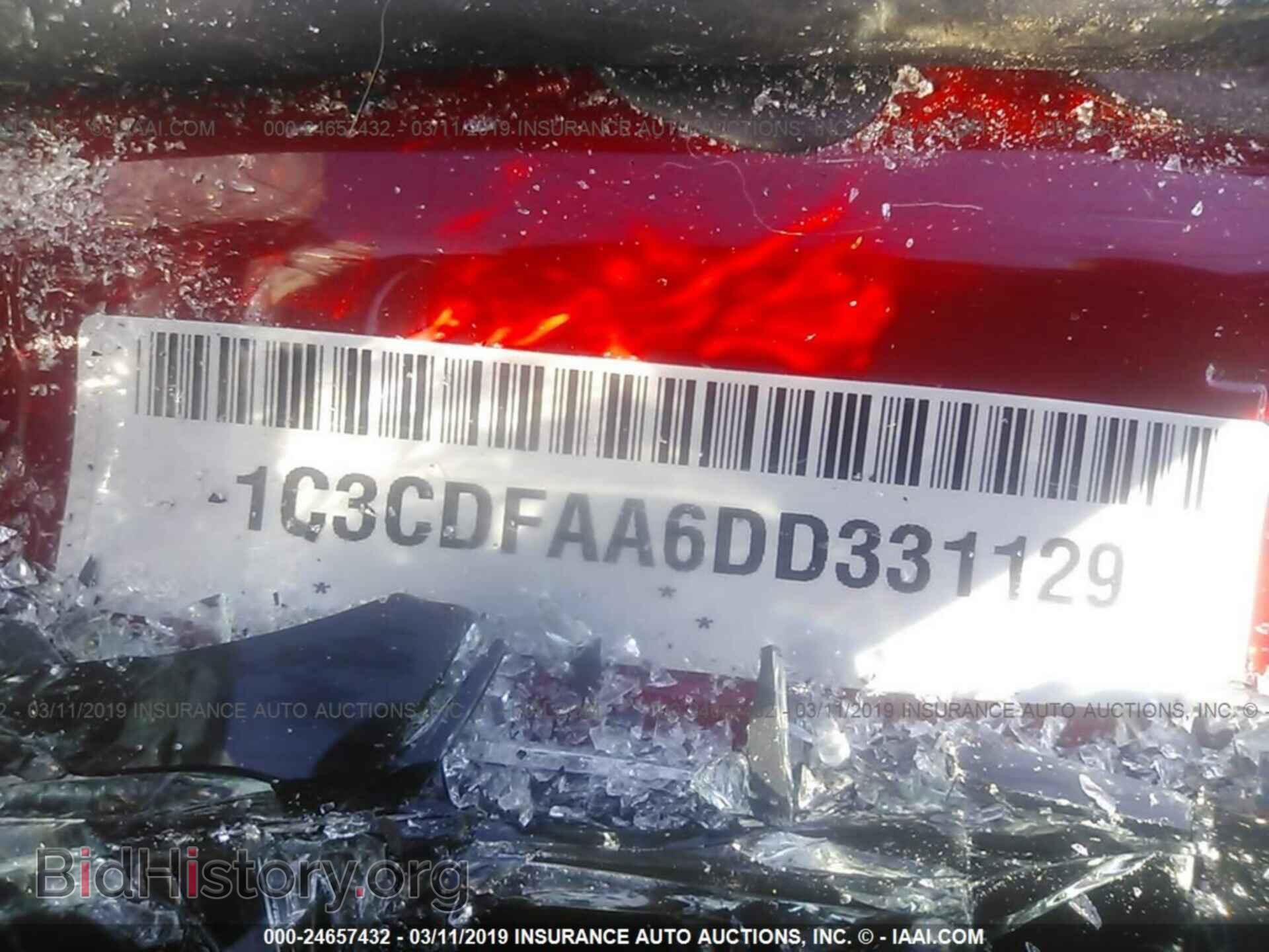 2013 DODGE DART - VIN: 1C3CDFAA6DD331129 - Фото 9
