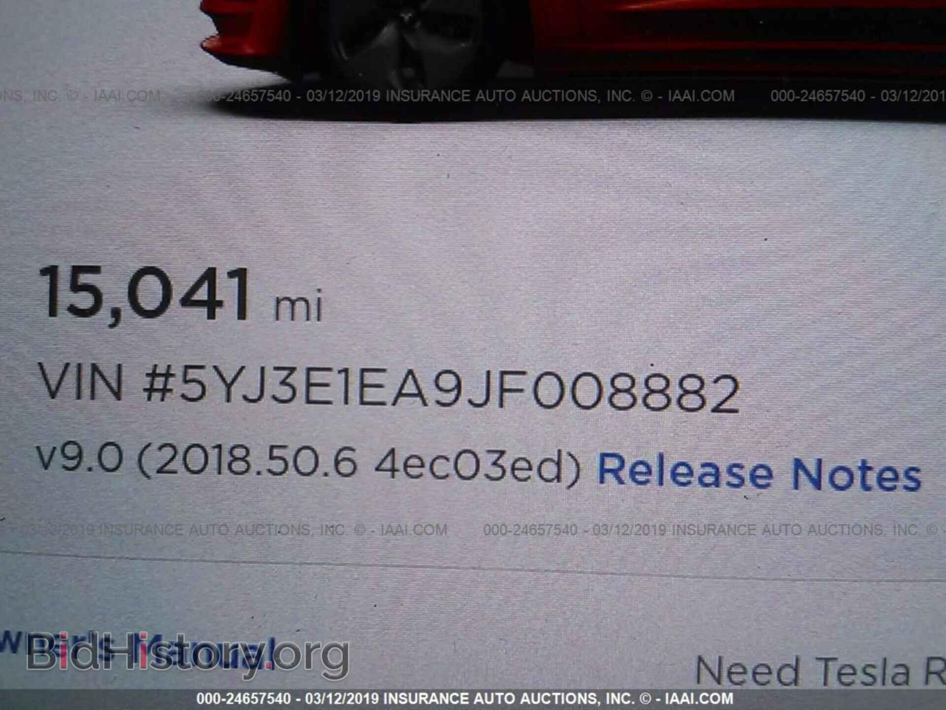 2018 TESLA MODEL 3 - VIN: 5YJ3E1EA9JF008882 - Photo 7