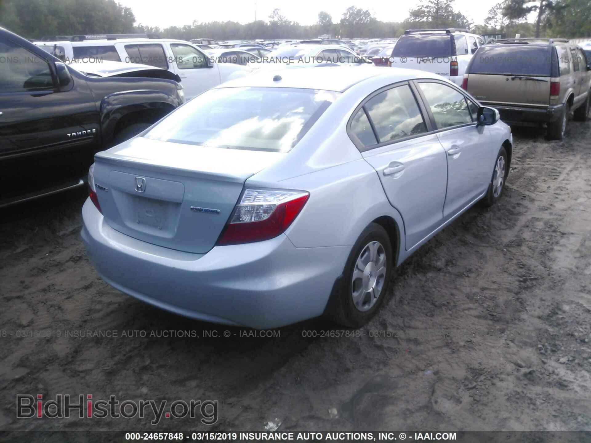2012 HONDA CIVIC - VIN: JHMFB4F25CS000362 - Фото 4