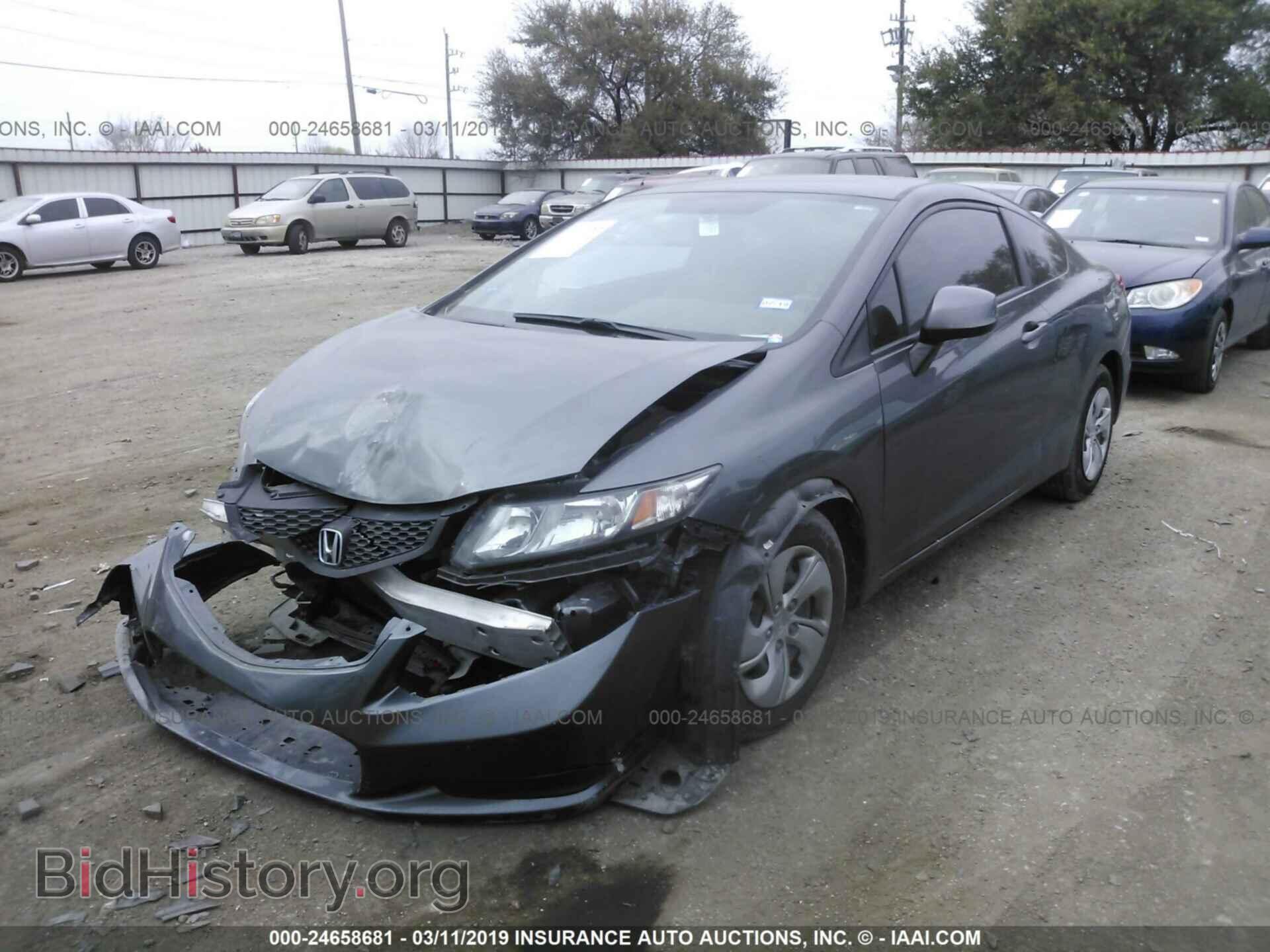 2013 HONDA CIVIC - VIN: 2HGFG3B53DH516632 - Фото 2