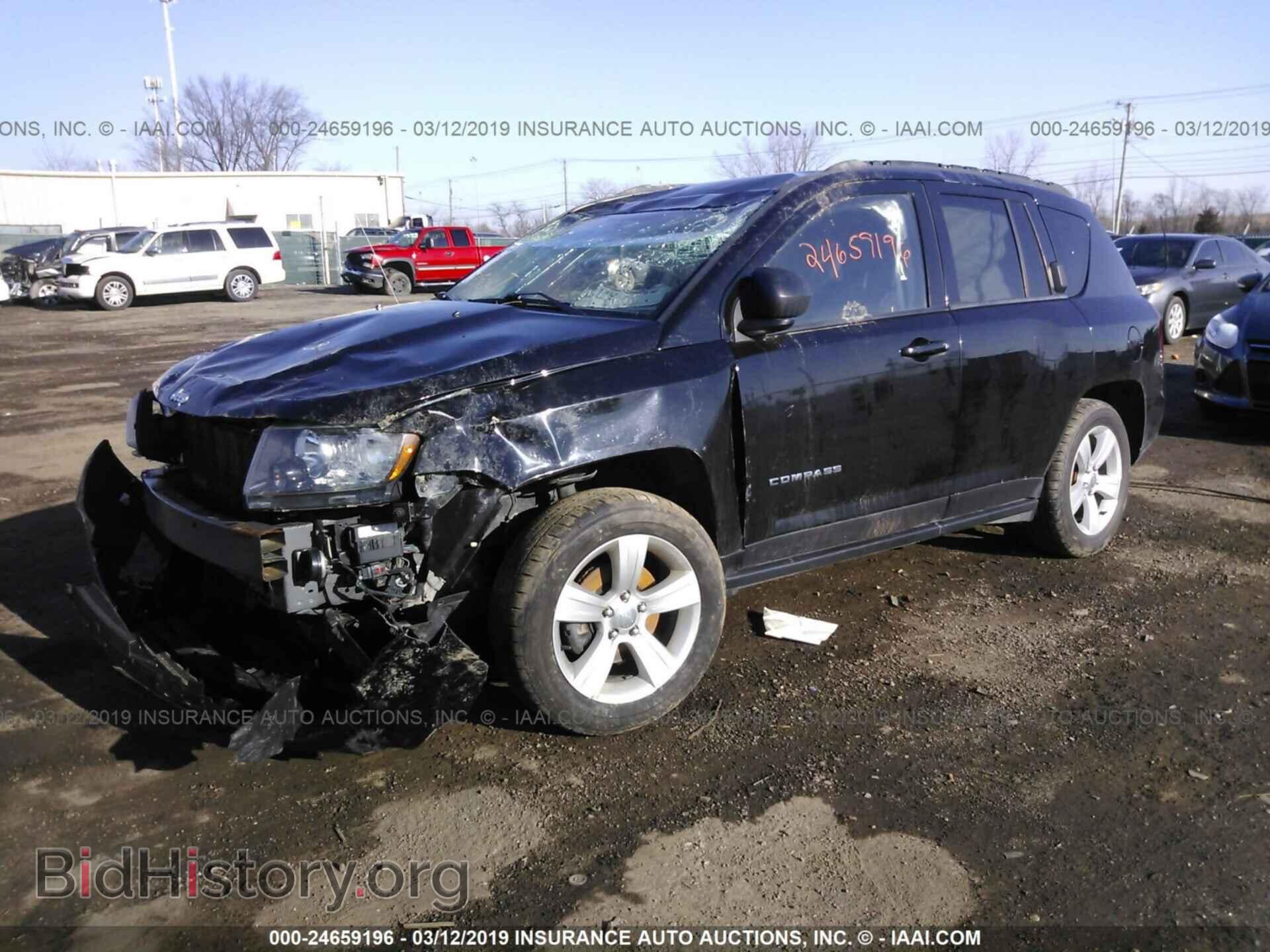 2014 JEEP COMPASS - VIN: 1C4NJCBB6ED529617 - Фото 2