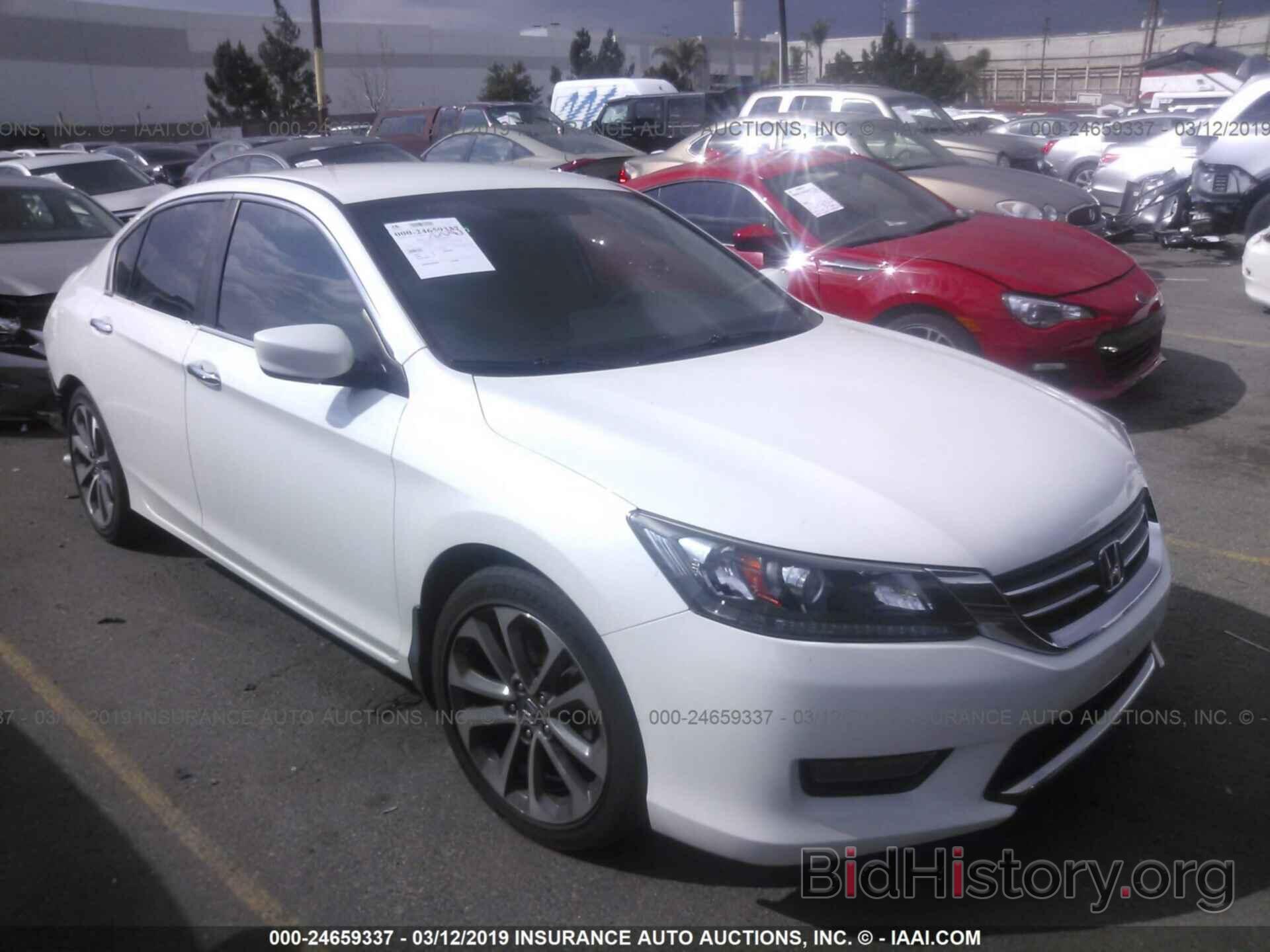 Photo 1HGCR2F54EA035709 - HONDA ACCORD 2014