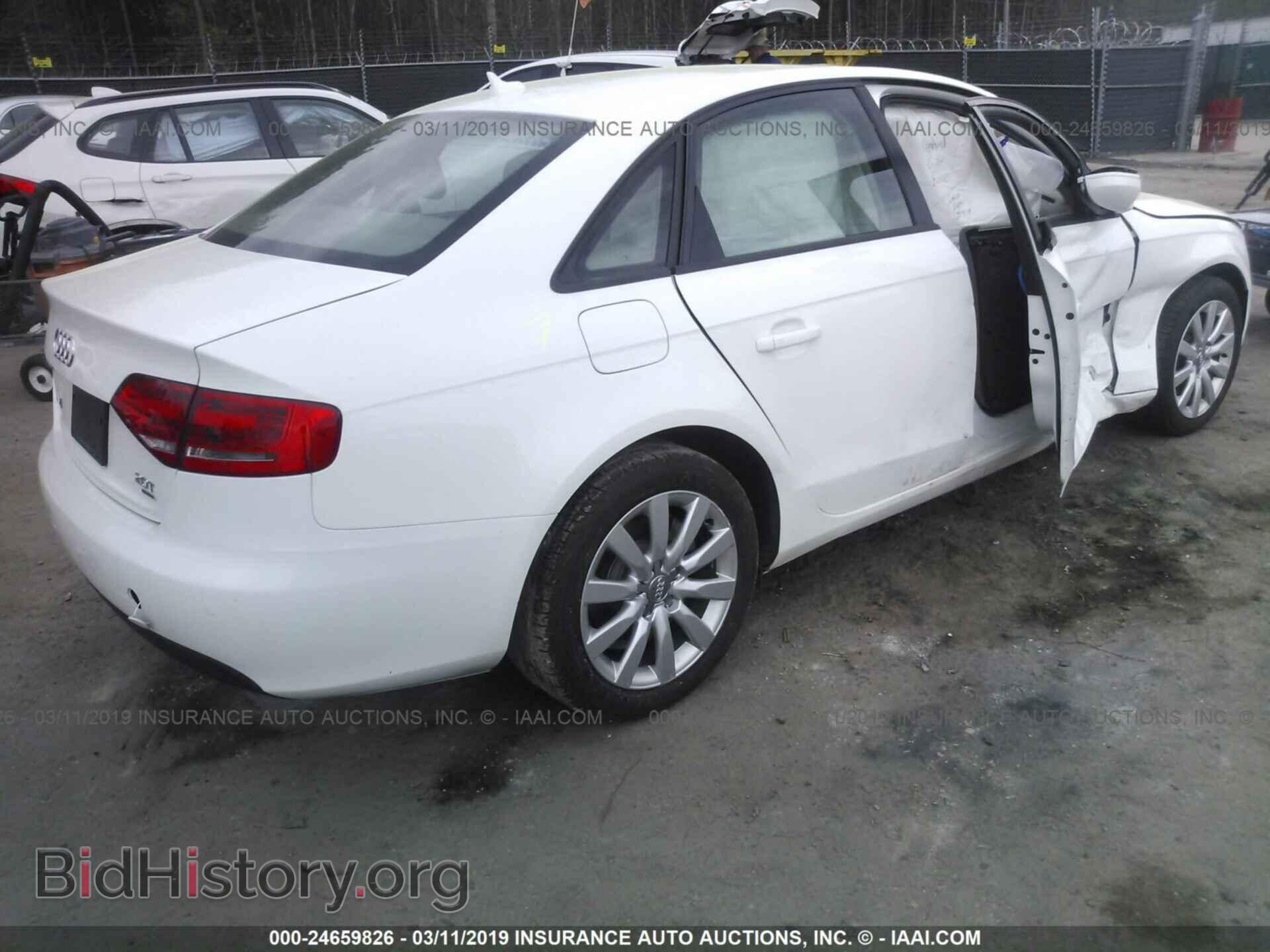 2012 AUDI A4 - VIN: WAUBFAFL4CN006273 - Photo 4