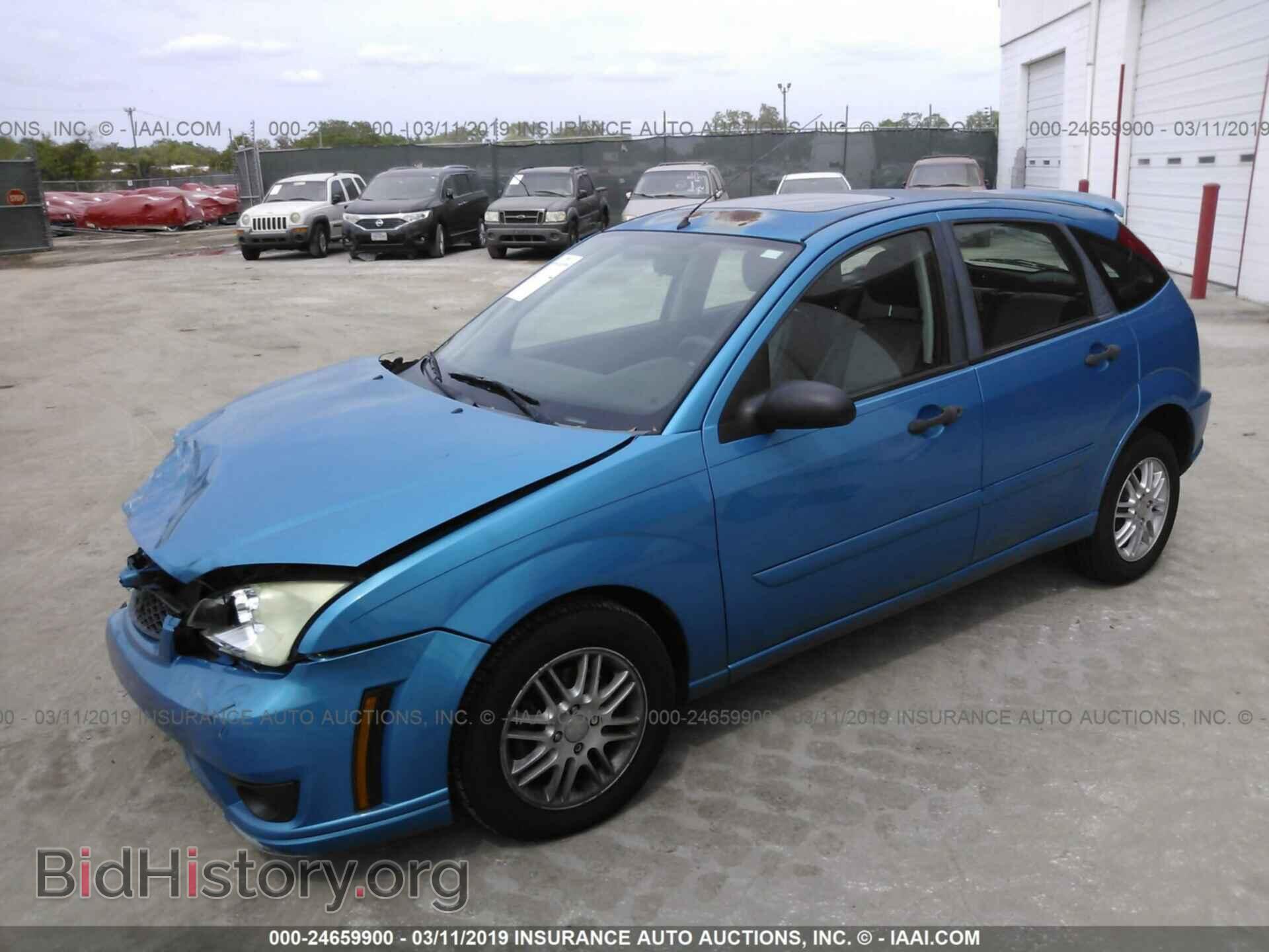 2007 FORD FOCUS - VIN: 1FAFP37N97W154583 - Фото 2