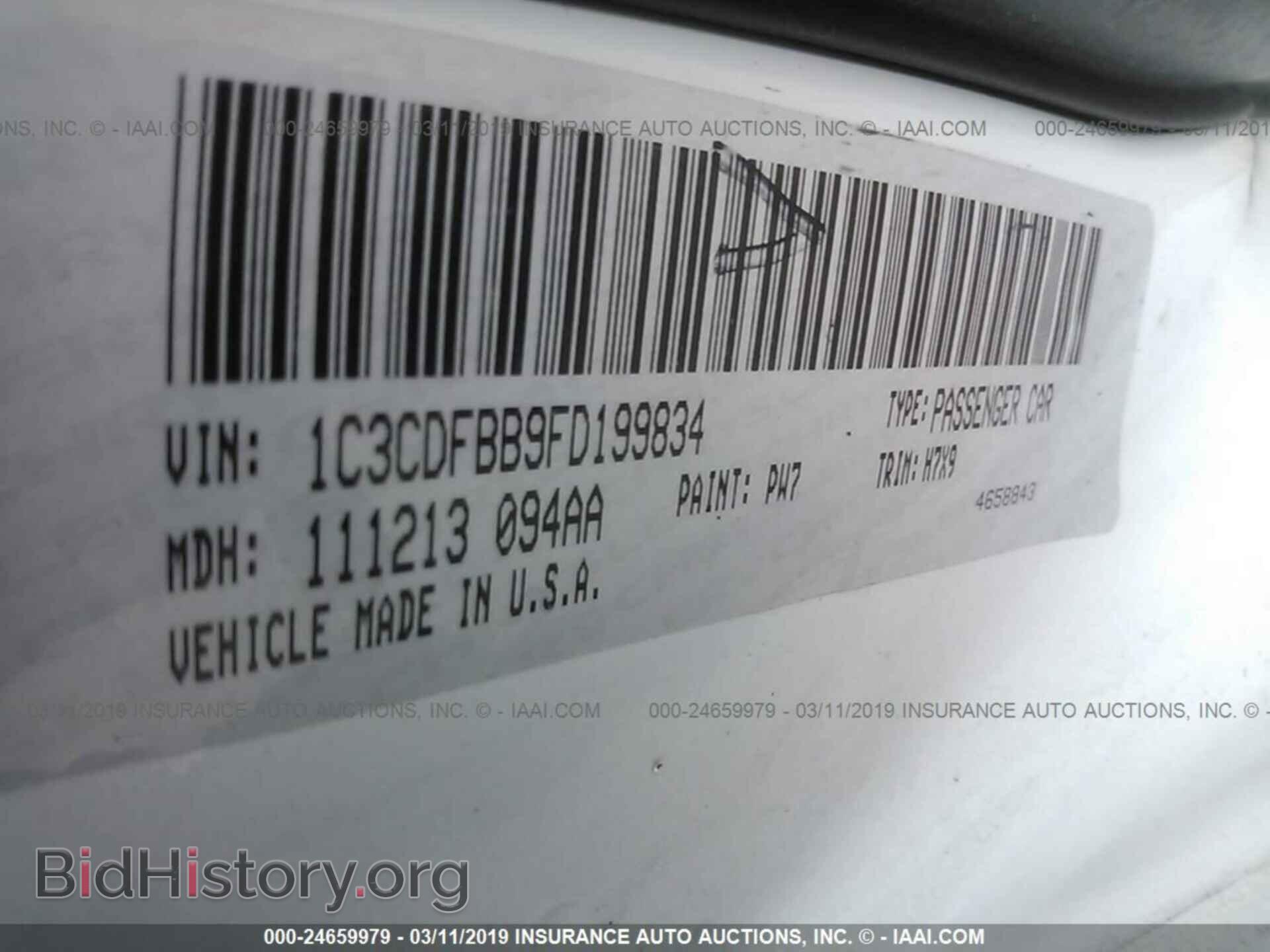 2015 DODGE DART - VIN: 1C3CDFBB9FD199834 - Photo 9