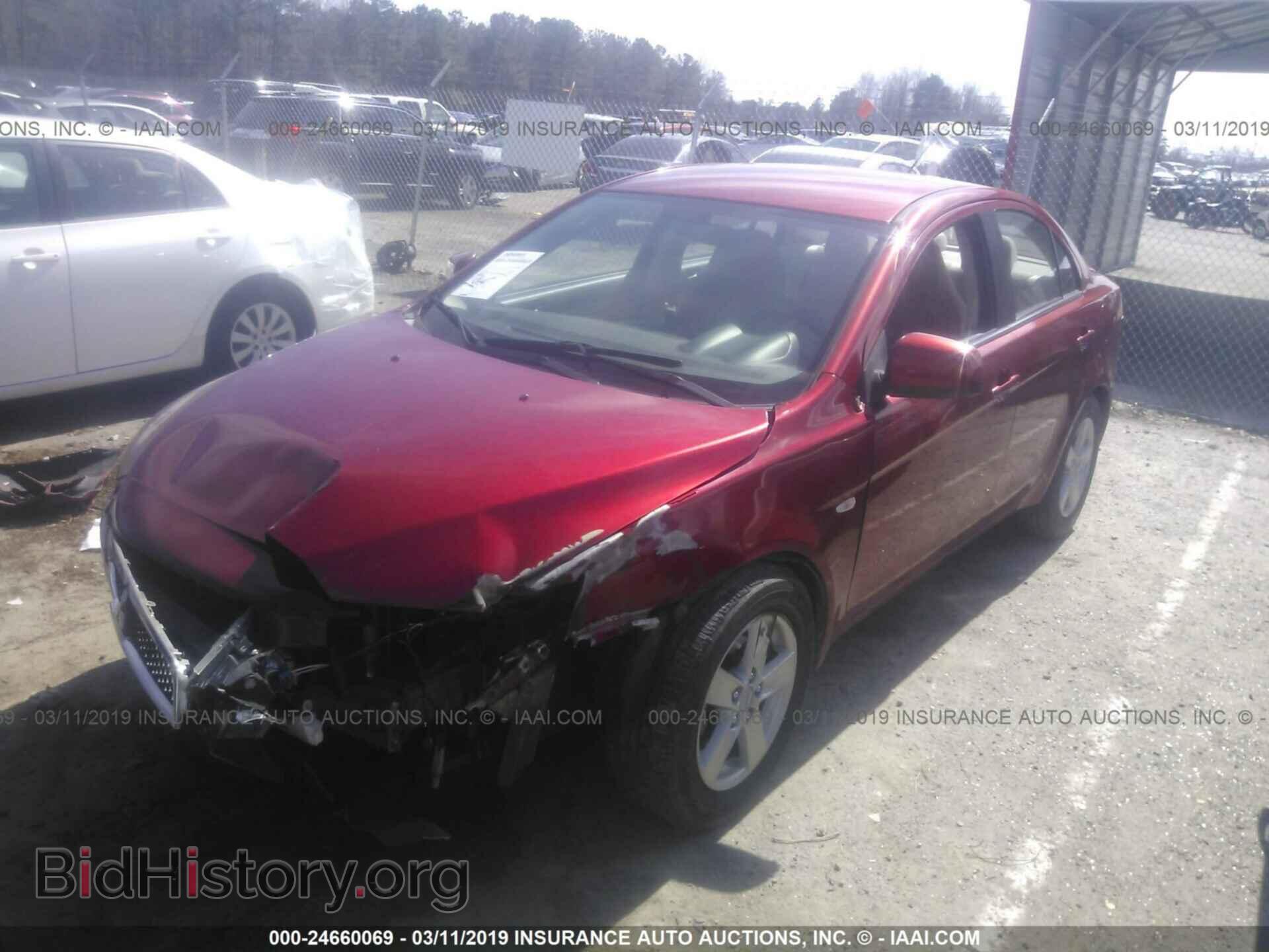 2008 MITSUBISHI LANCER - VIN: JA3AU26U18U031260 - Фото 2