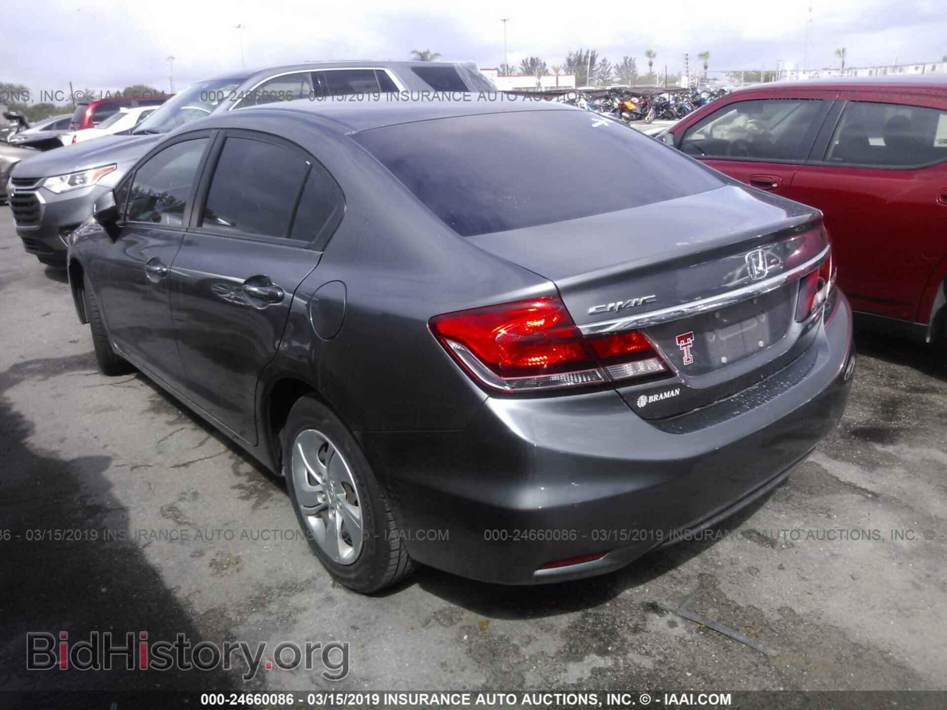 2013 HONDA CIVIC - VIN: 19XFB2F55DE073543 - Фото 3