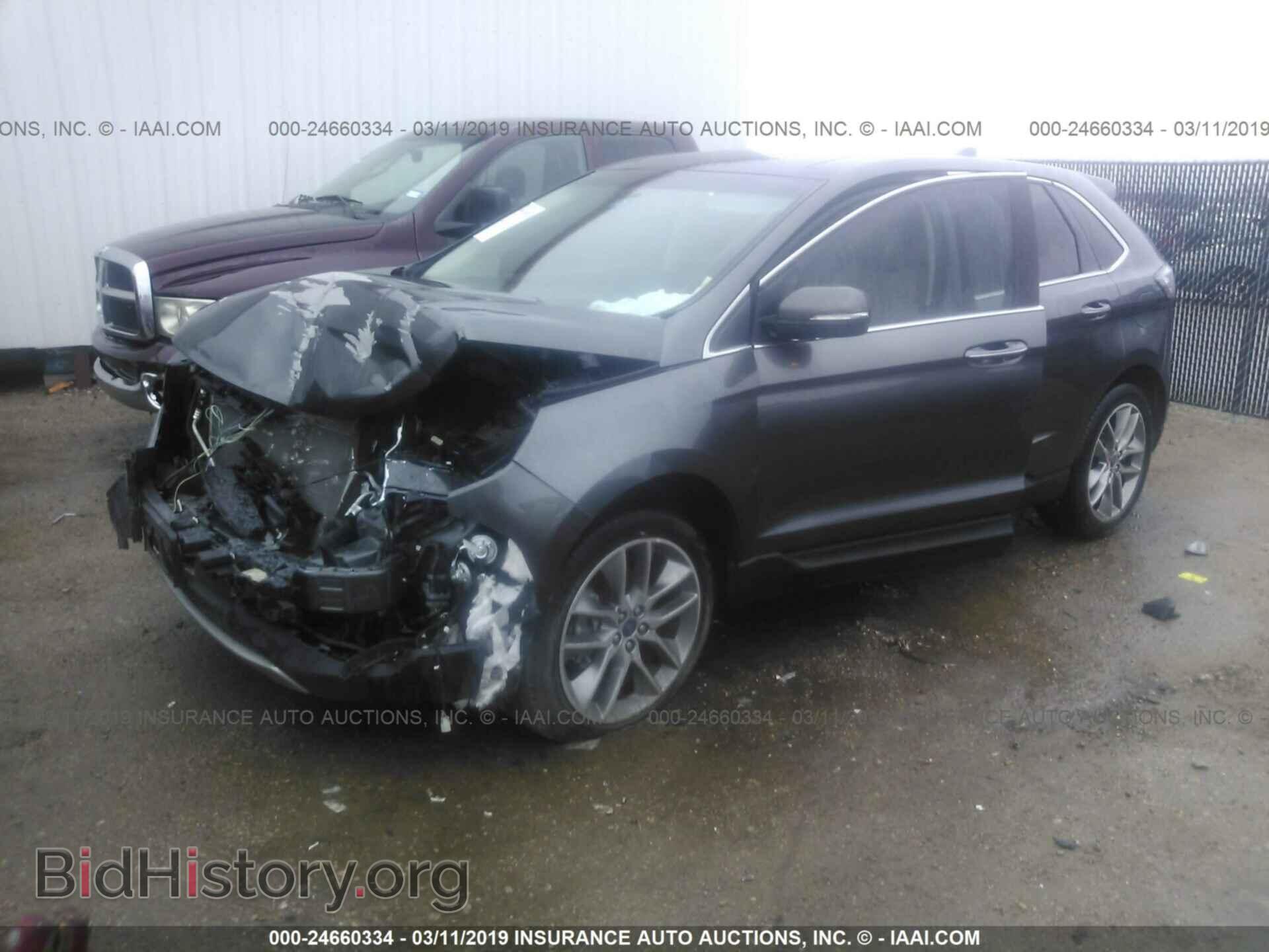 2016 FORD EDGE - VIN: 2FMPK3K97GBB51427 - Фото 2
