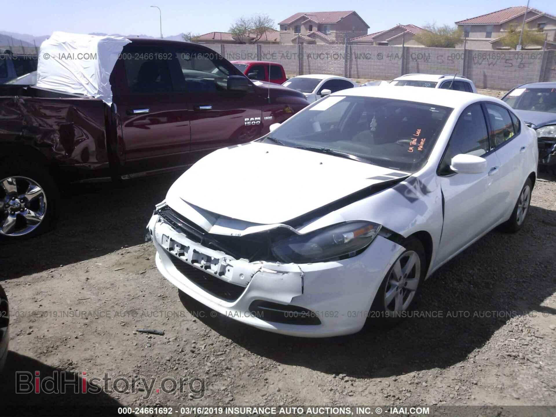 2015 DODGE DART - VIN: 1C3CDFBB5FD281835 - Фото 2
