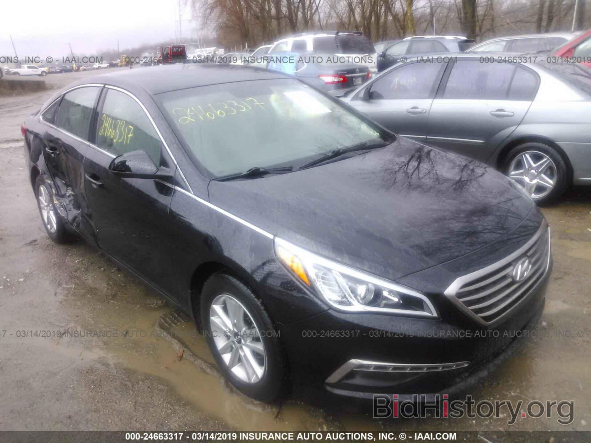 Photo 5NPE24AF9FH224907 - HYUNDAI SONATA 2015