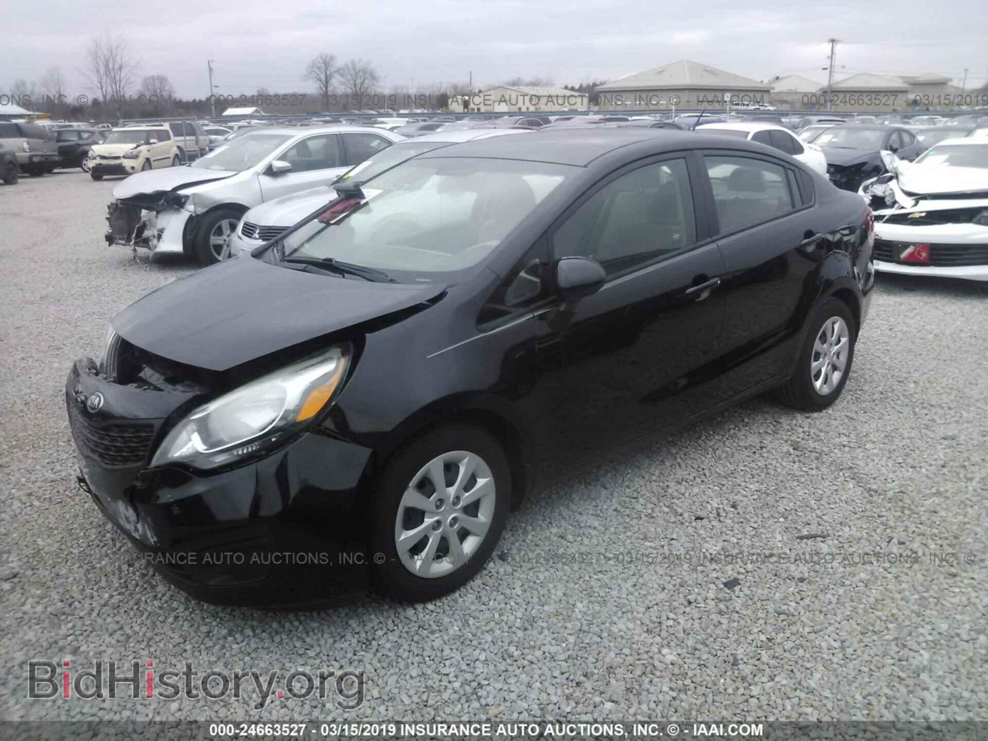 2013 KIA RIO - VIN: KNADM4A31D6224576 - Фото 2