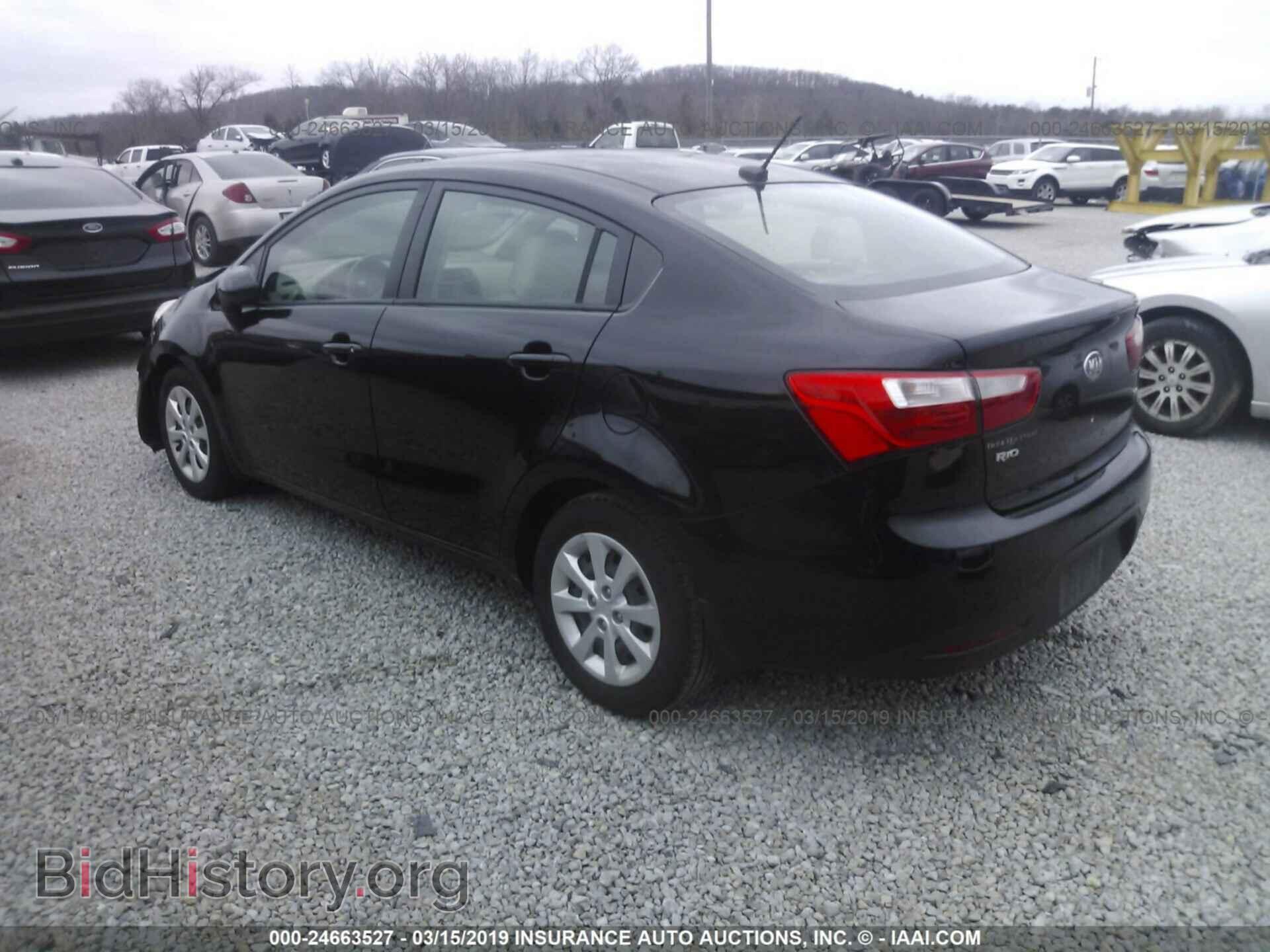 2013 KIA RIO - VIN: KNADM4A31D6224576 - Фото 3